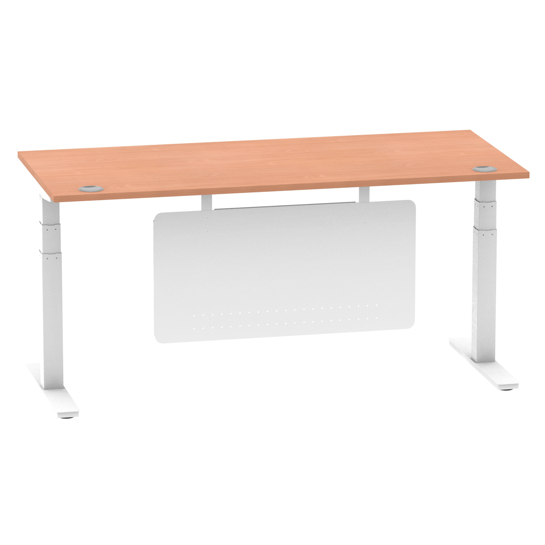 Beech / White Frame