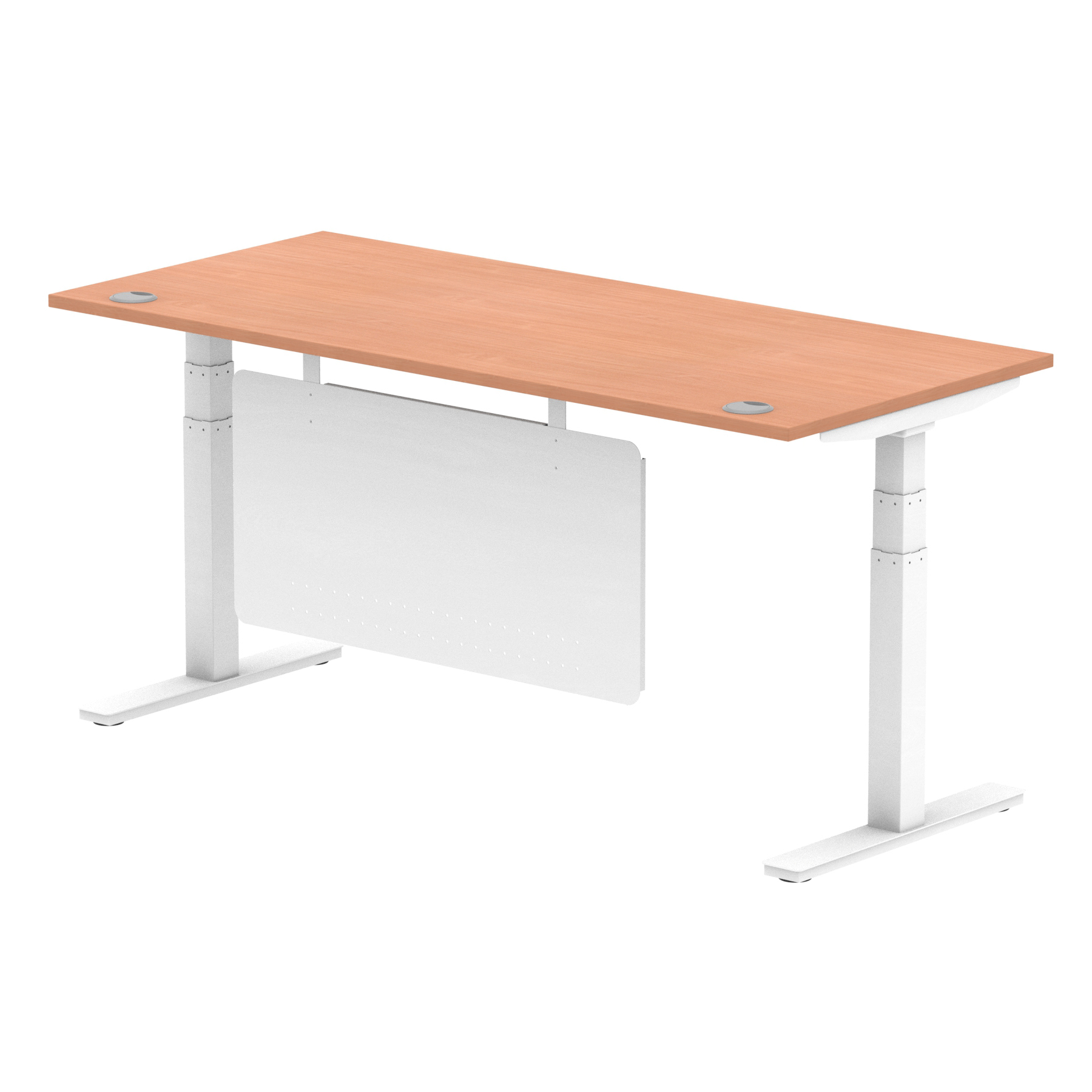 Beech / White Frame