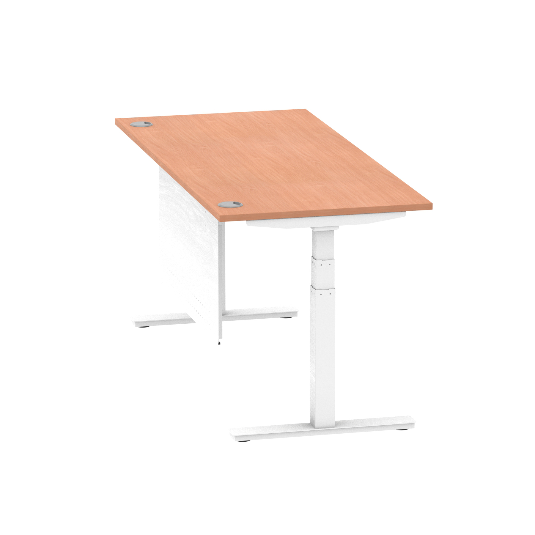 Beech / White Frame