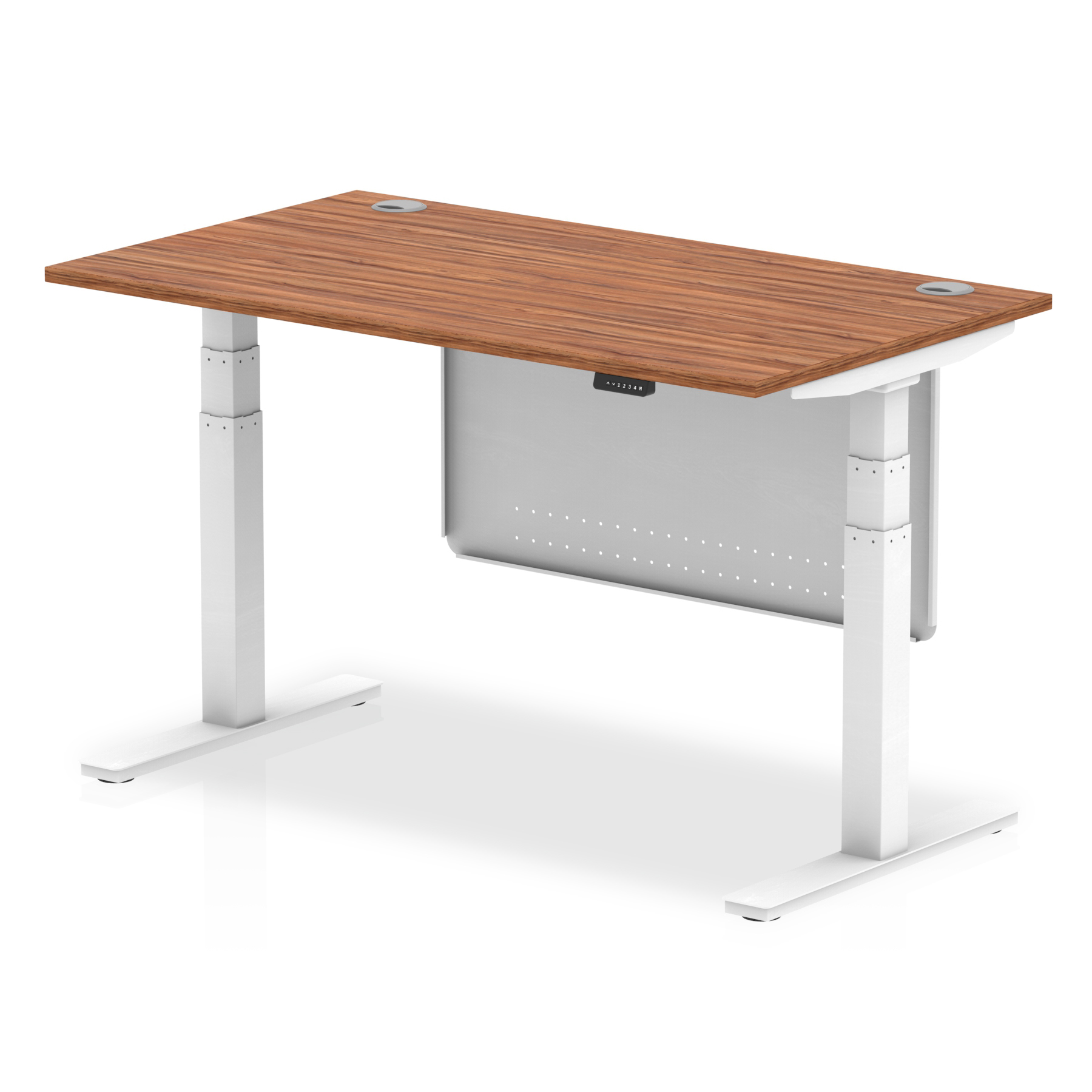 Walnut / White Frame