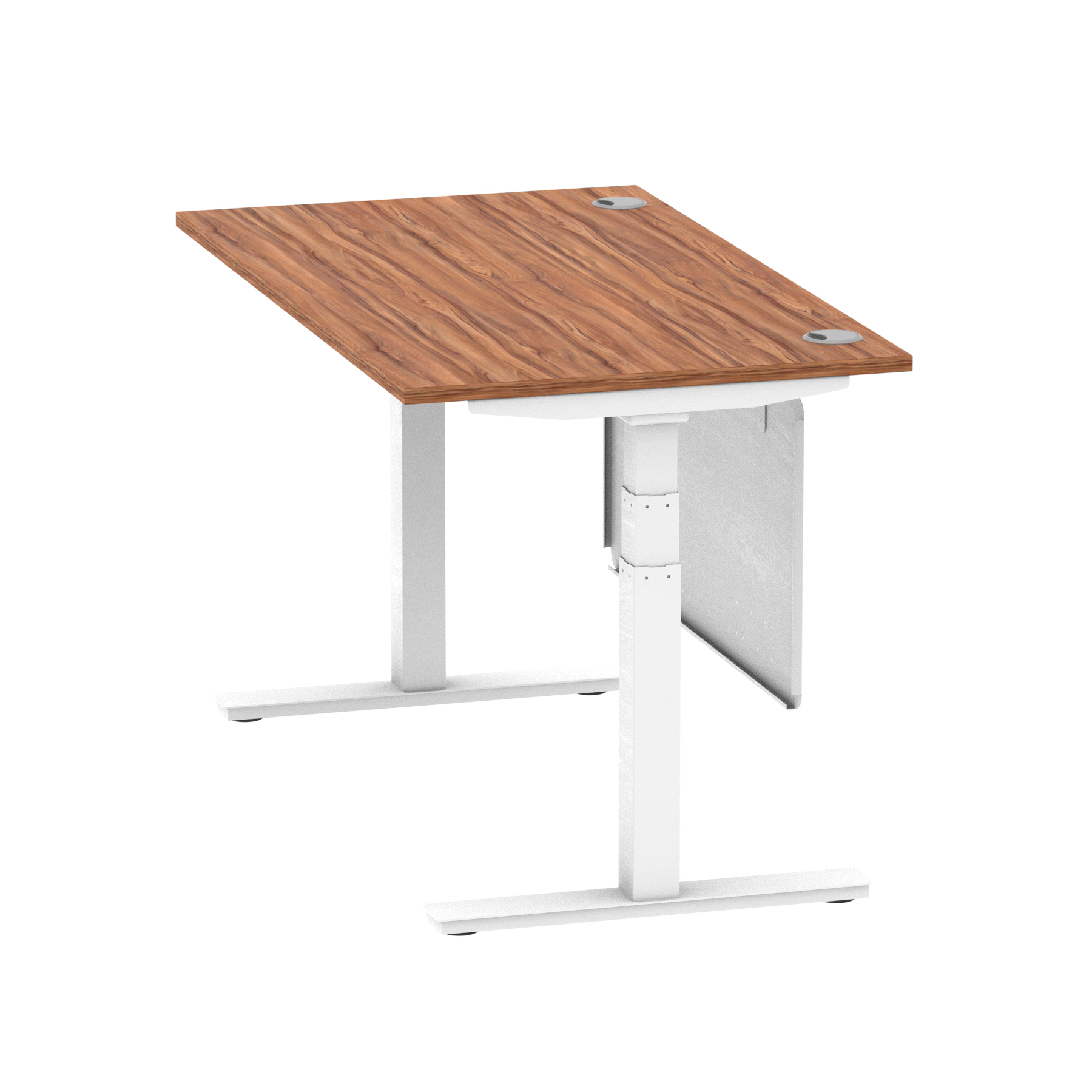 Walnut / White Frame