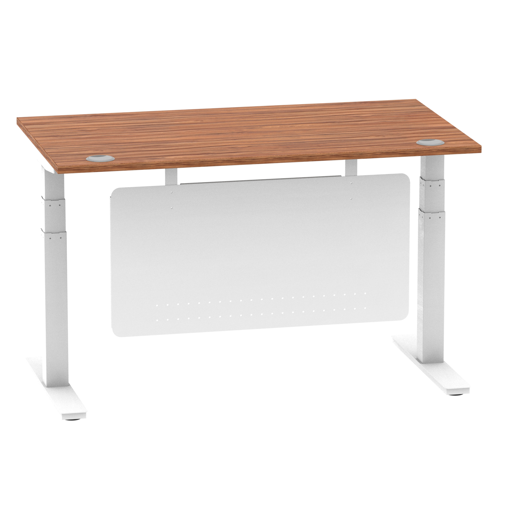 Walnut / White Frame