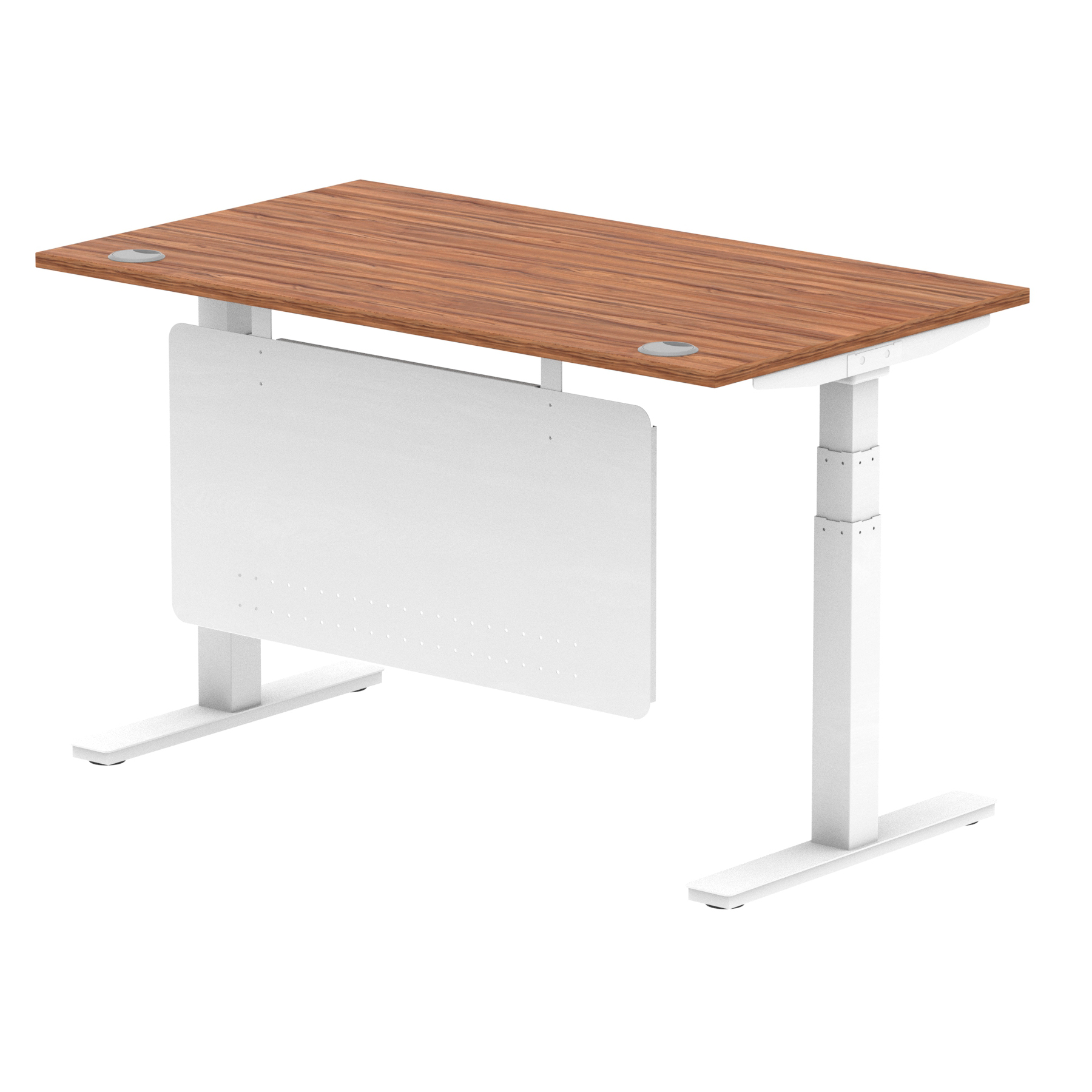 Walnut / White Frame