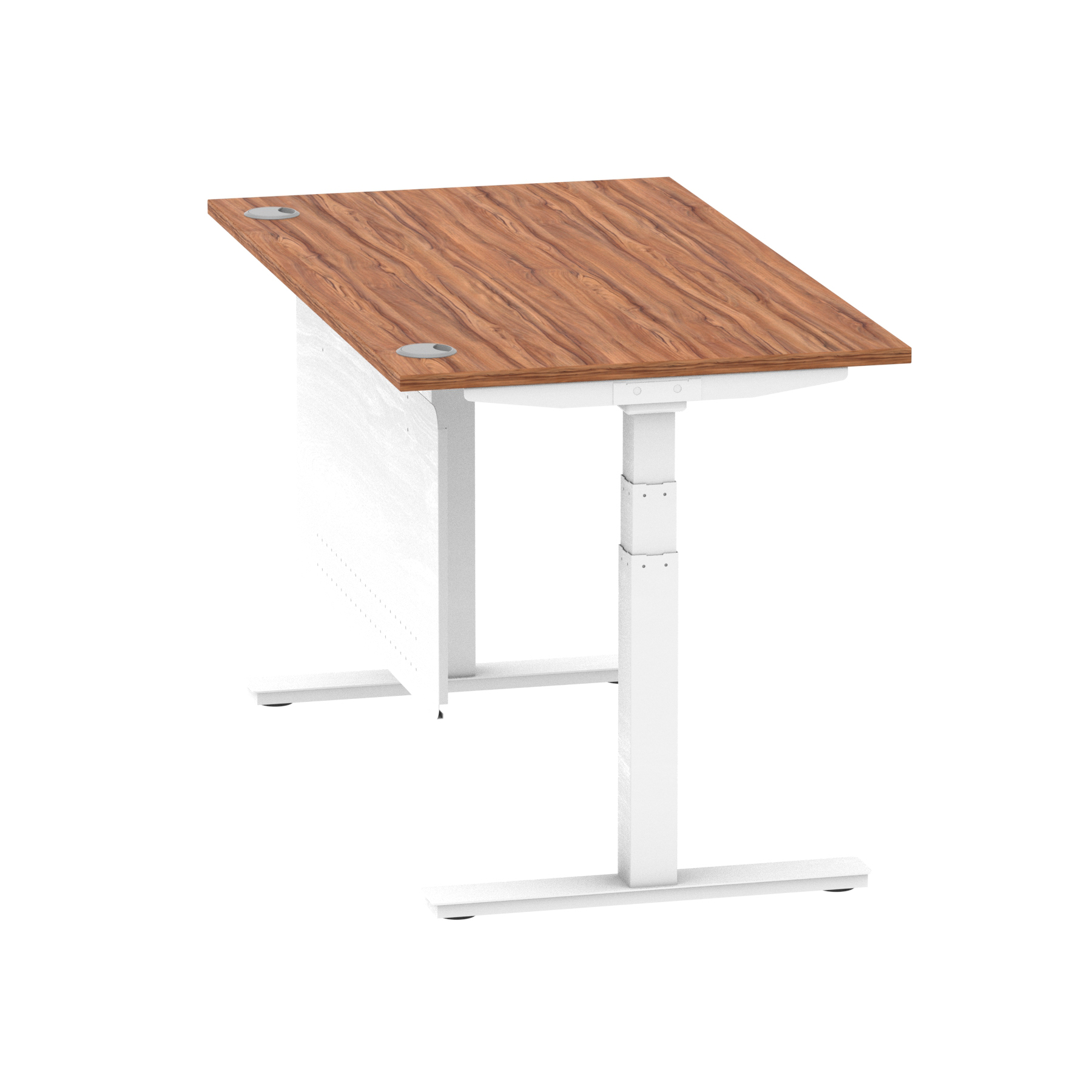 Walnut / White Frame