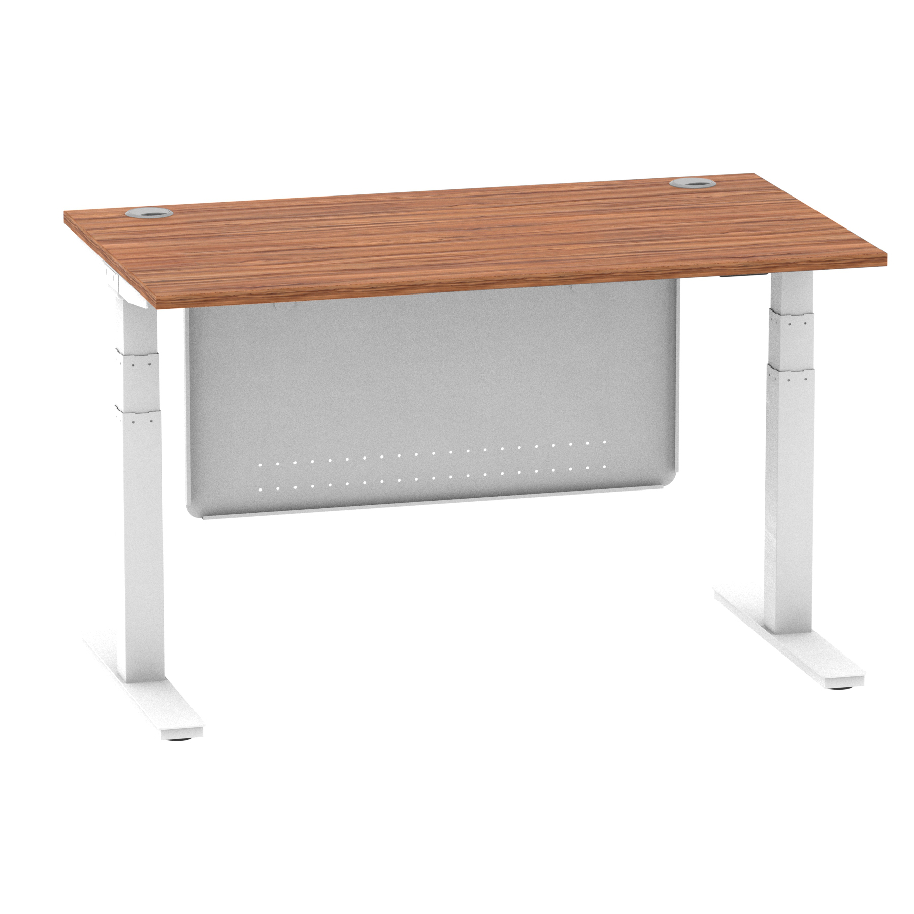 Walnut / White Frame
