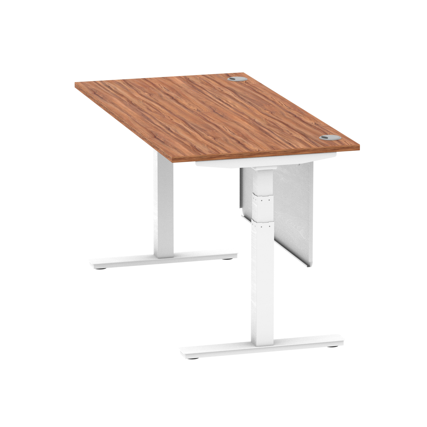 Walnut / White Frame