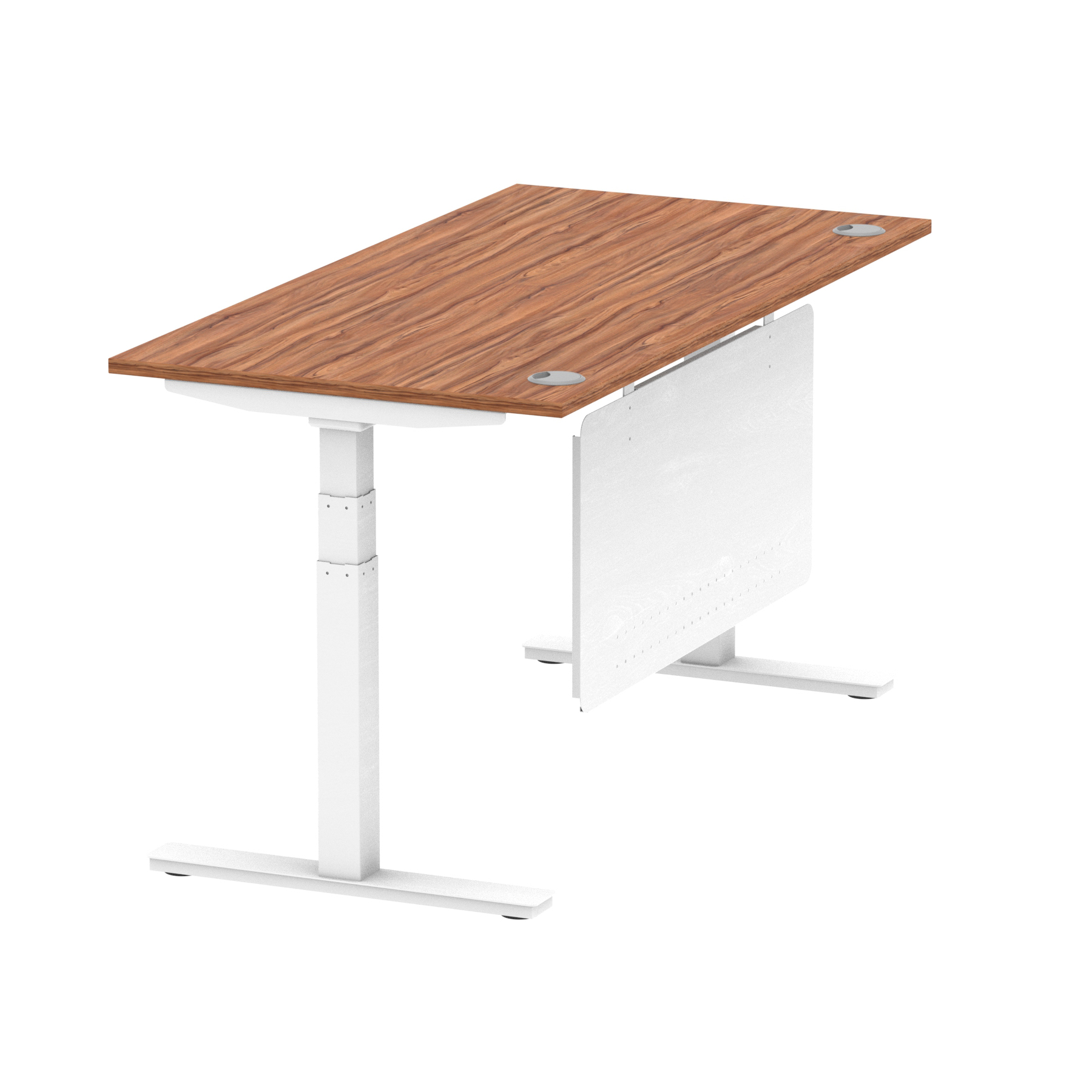 Walnut / White Frame
