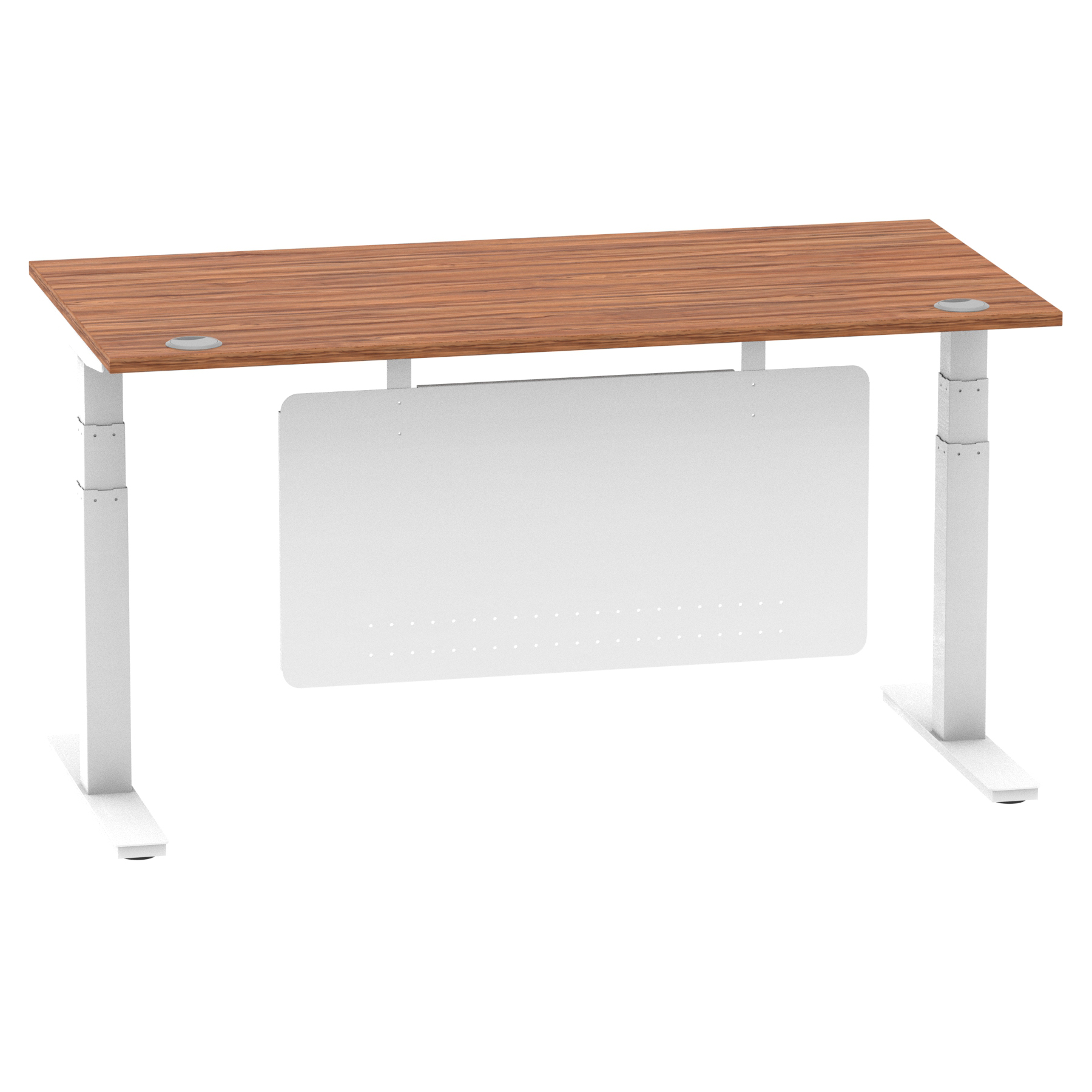 Walnut / White Frame