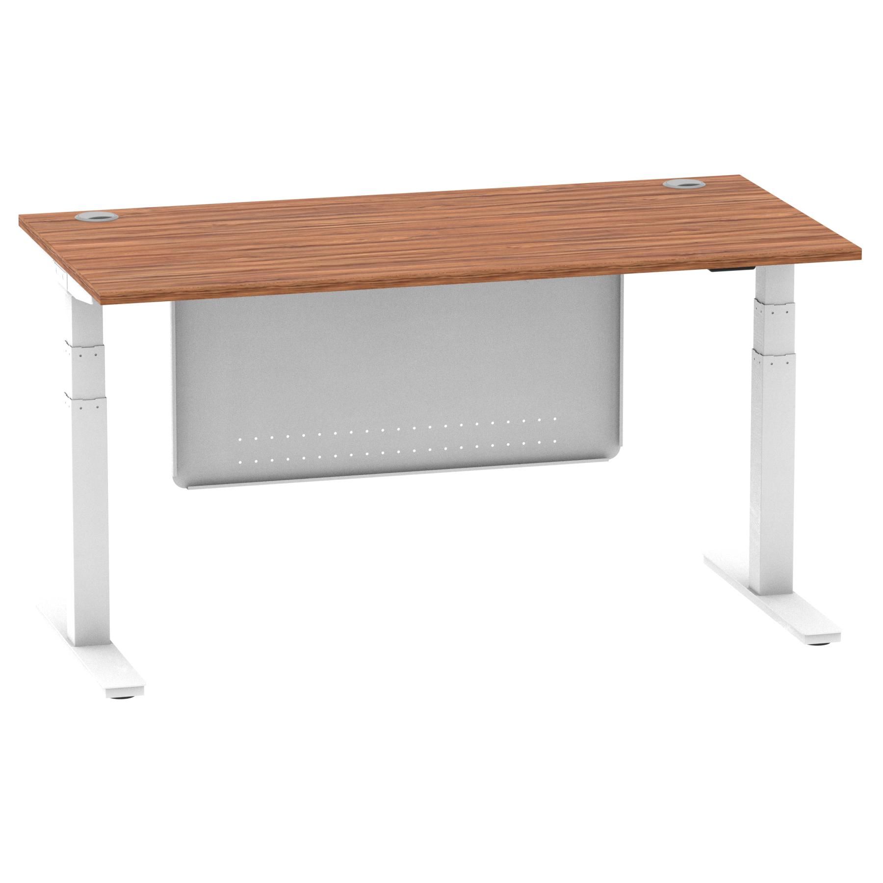 Walnut / White Frame