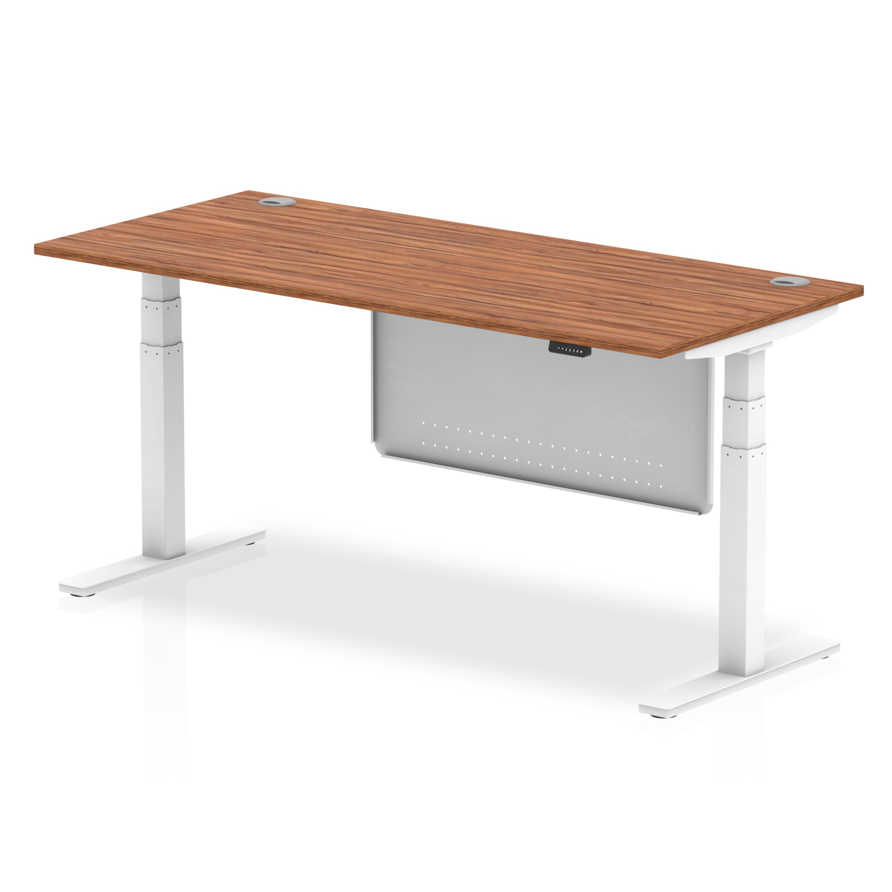 Walnut / White Frame