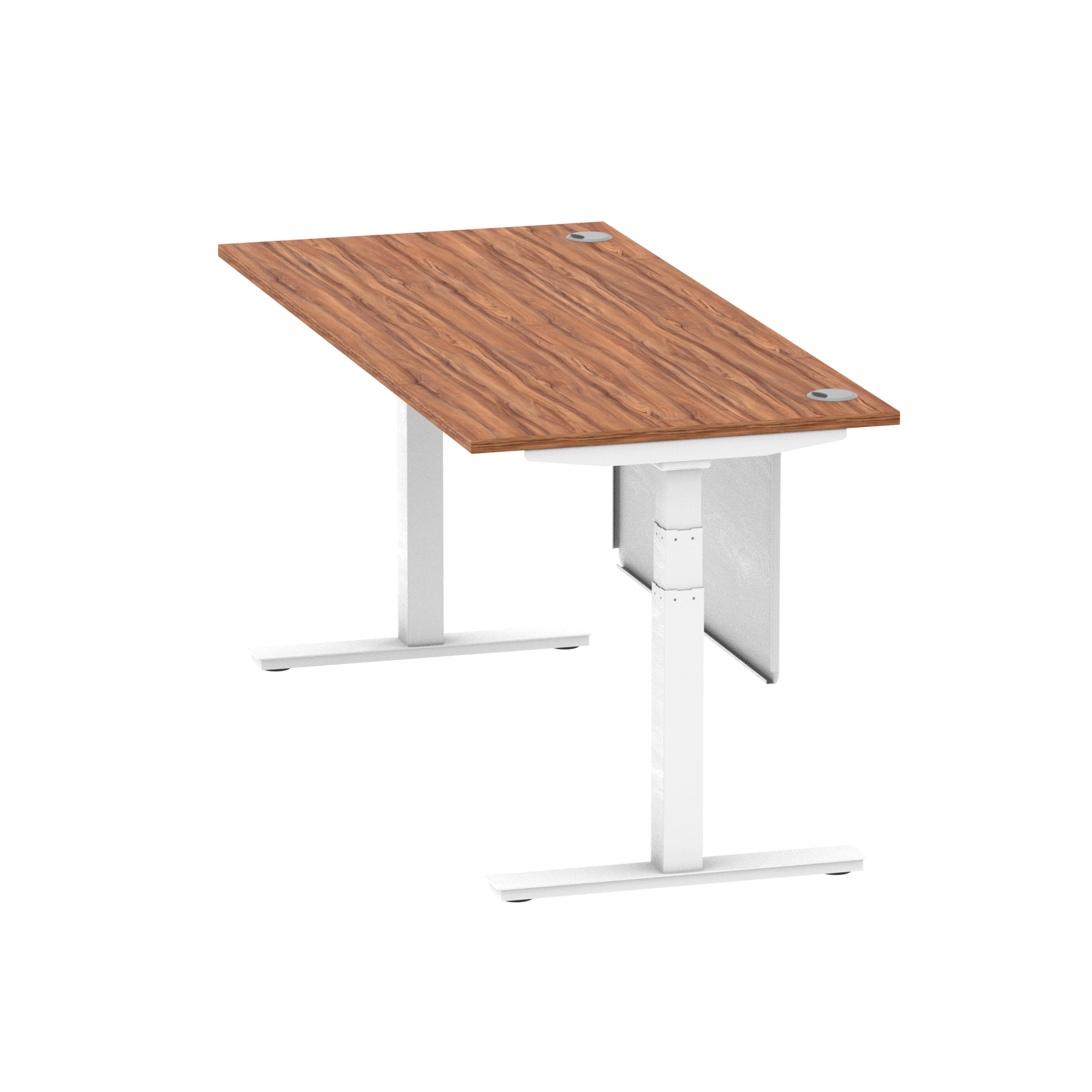 Walnut / White Frame