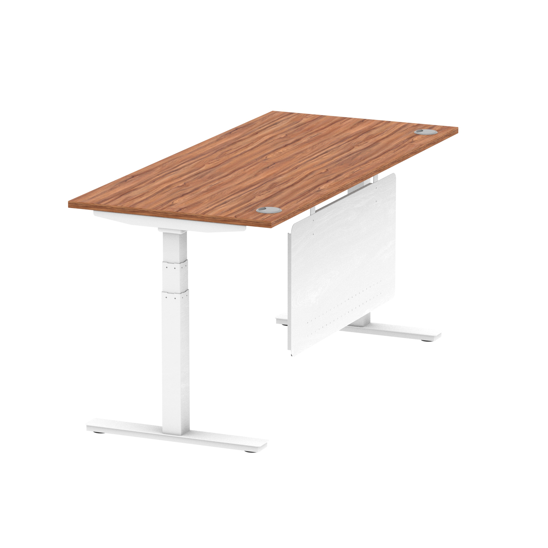 Walnut / White Frame