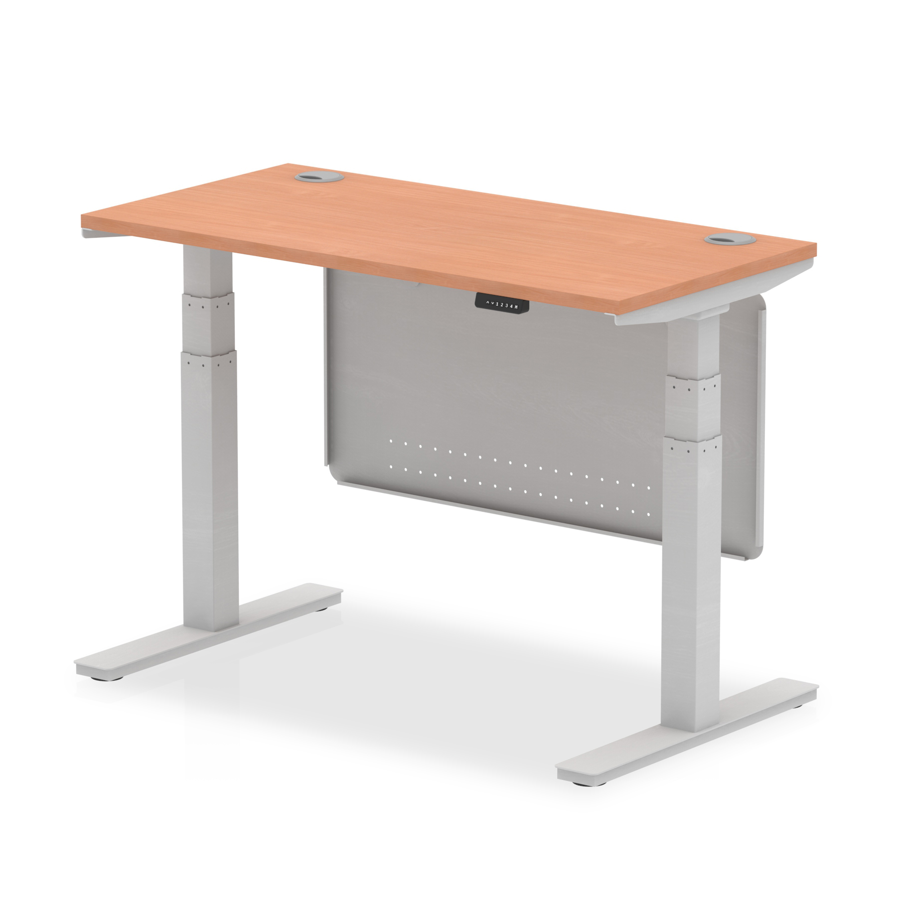 Beech / Silver Frame