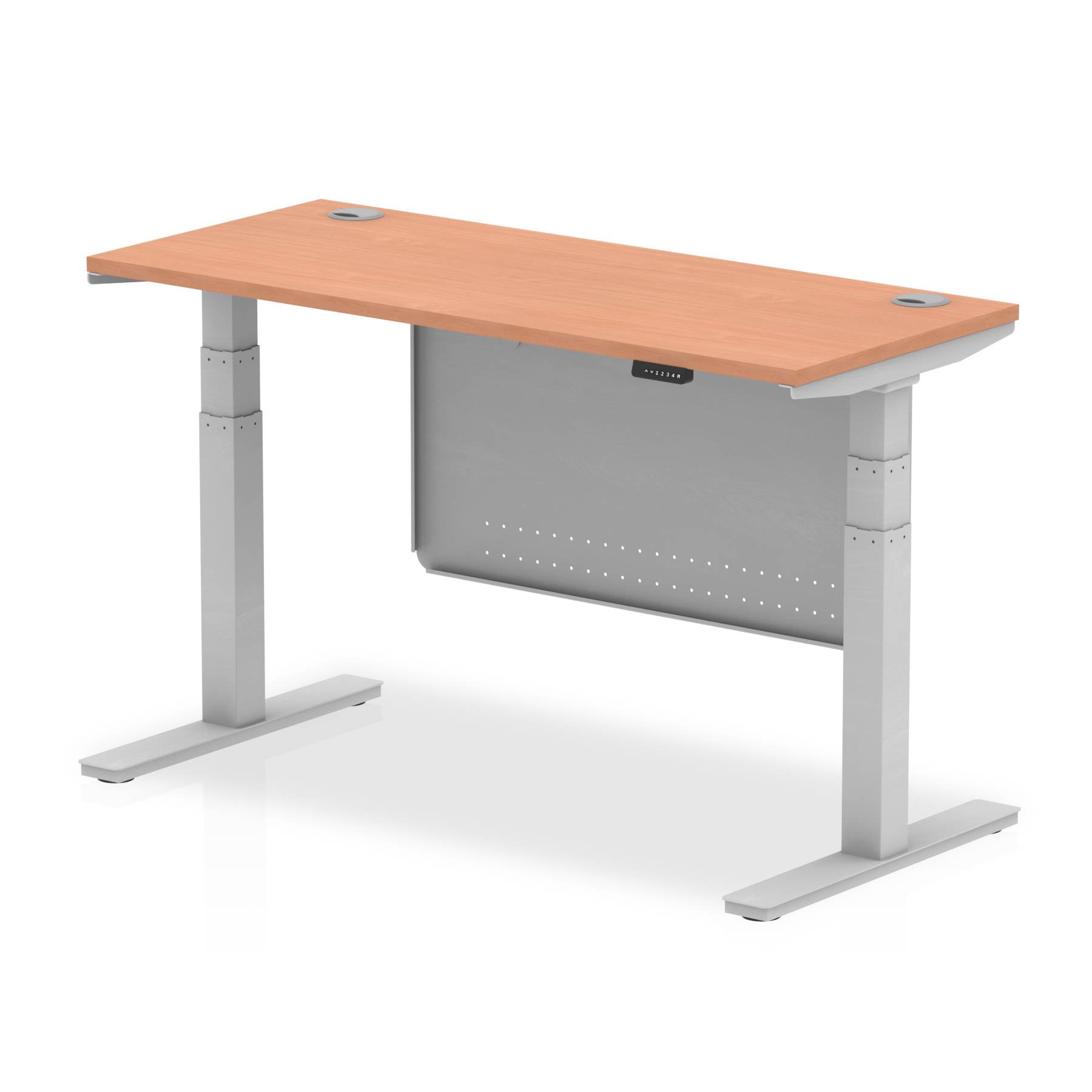 Beech / Silver Frame