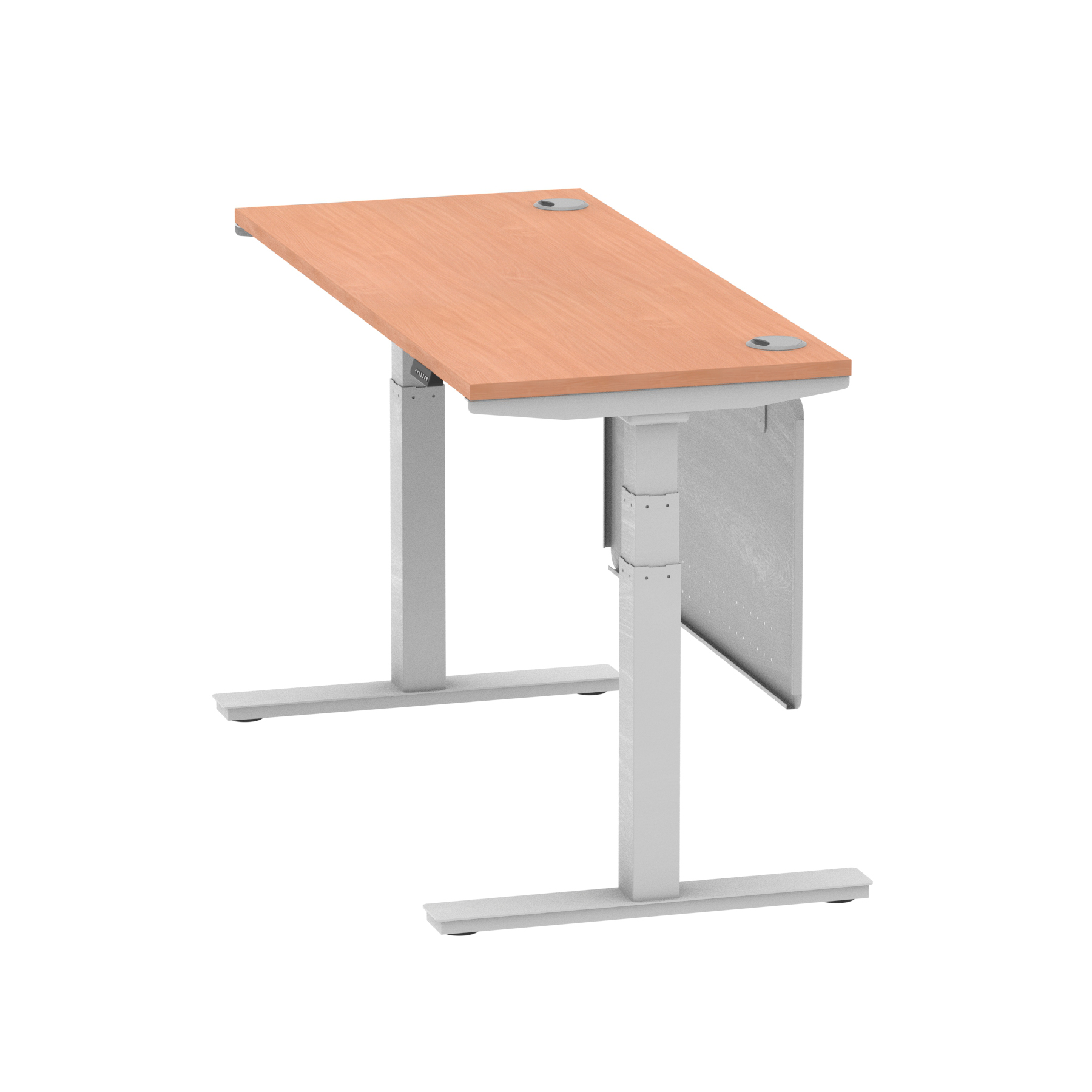 Beech / Silver Frame