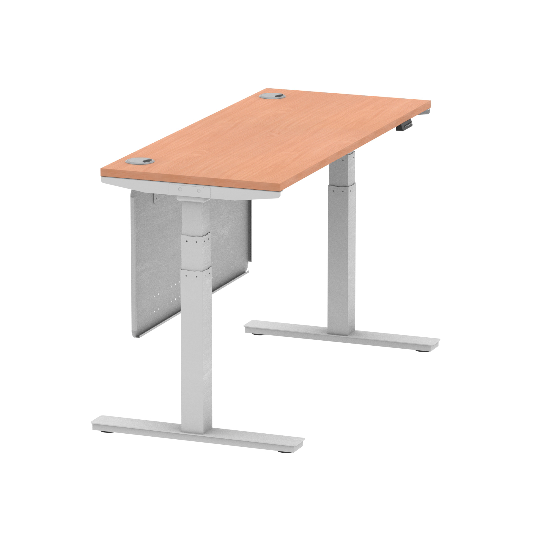 Beech / Silver Frame