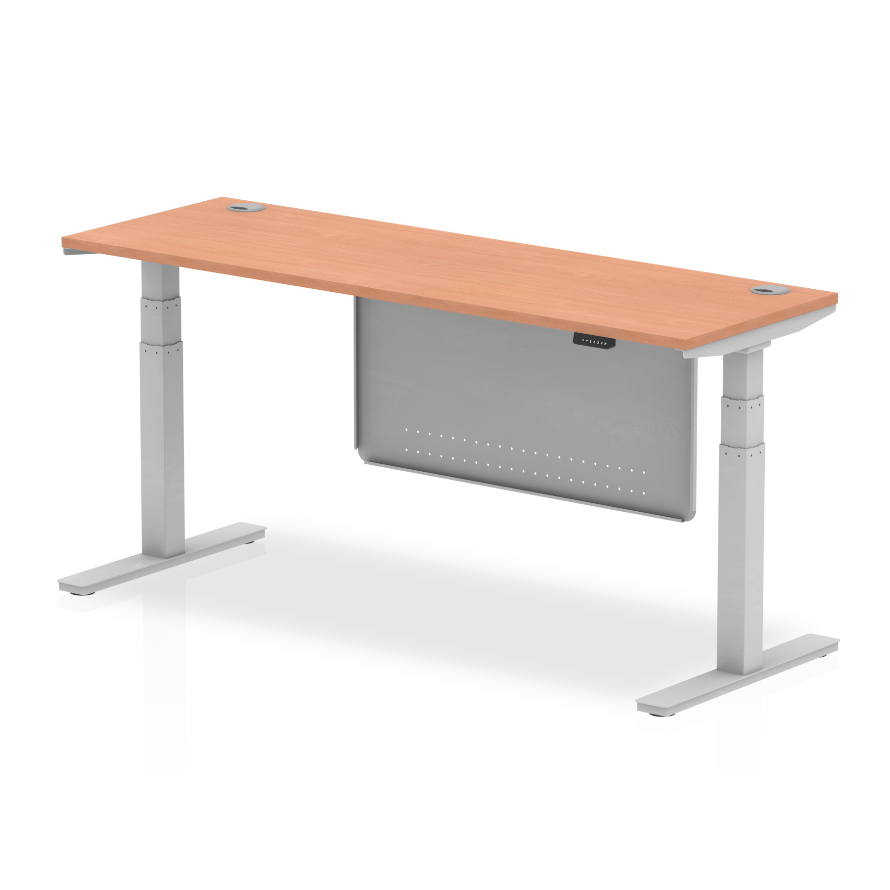 Beech / Silver Frame