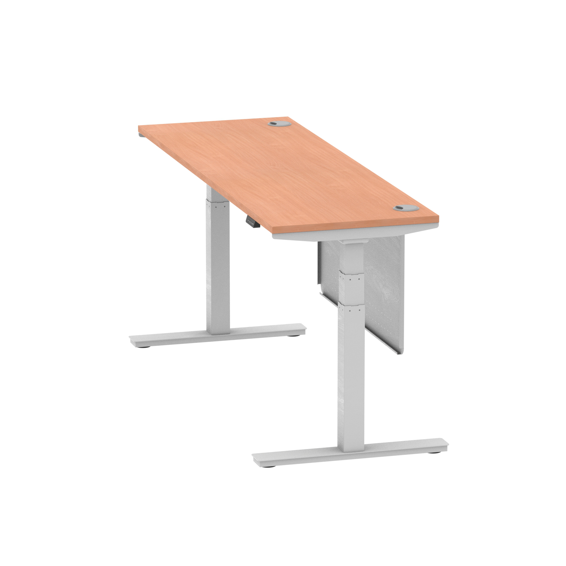Beech / Silver Frame