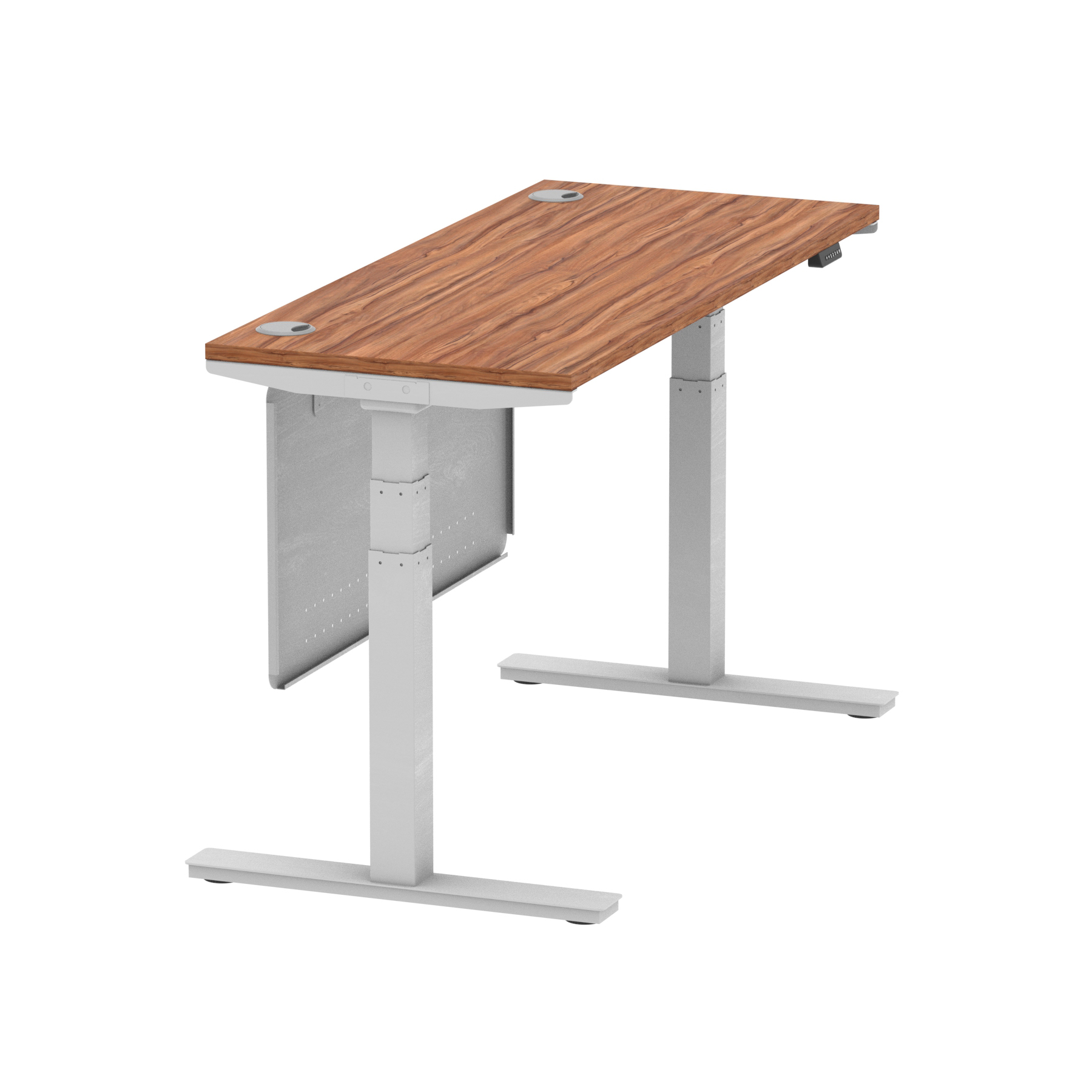 Walnut / Silver Frame