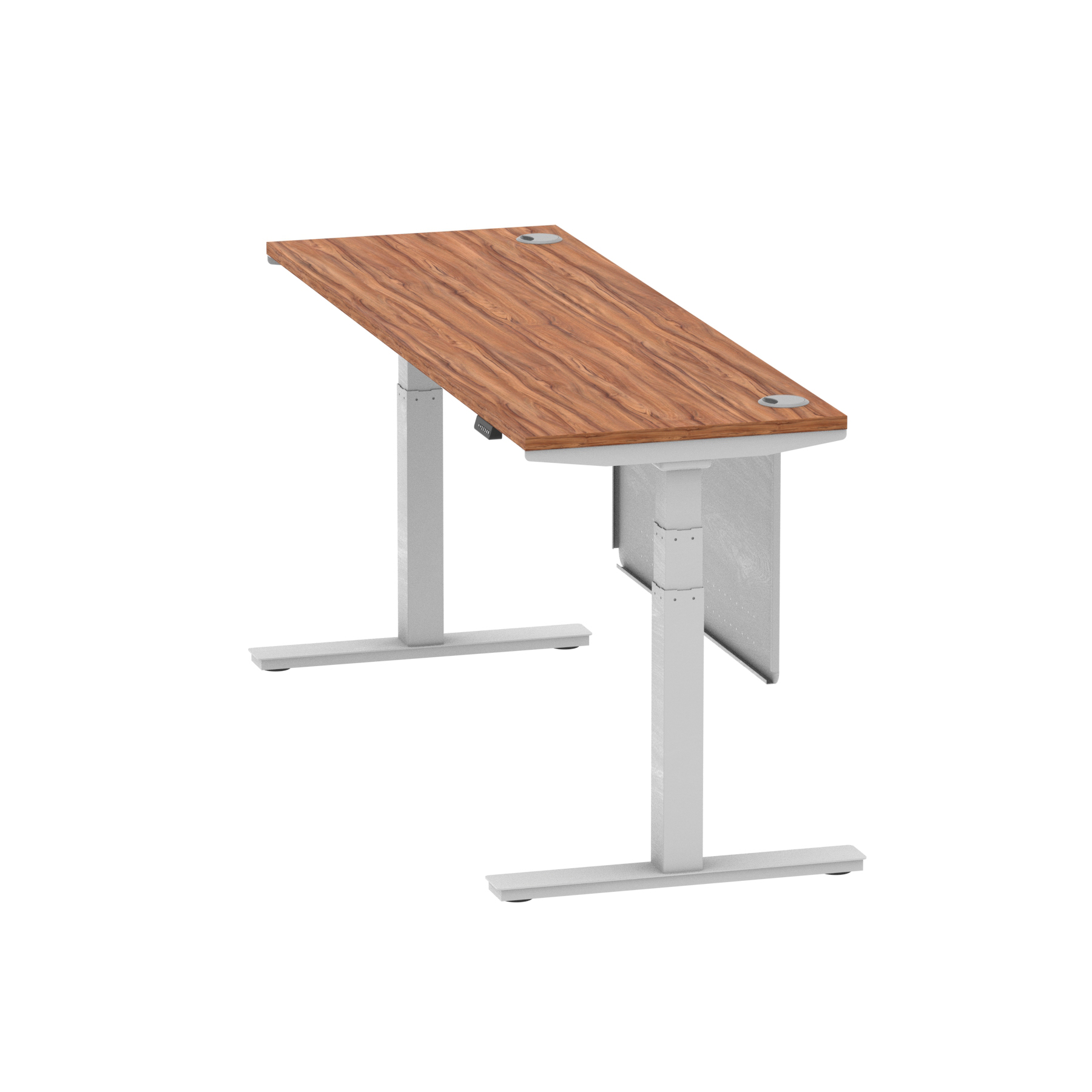 Walnut / Silver Frame