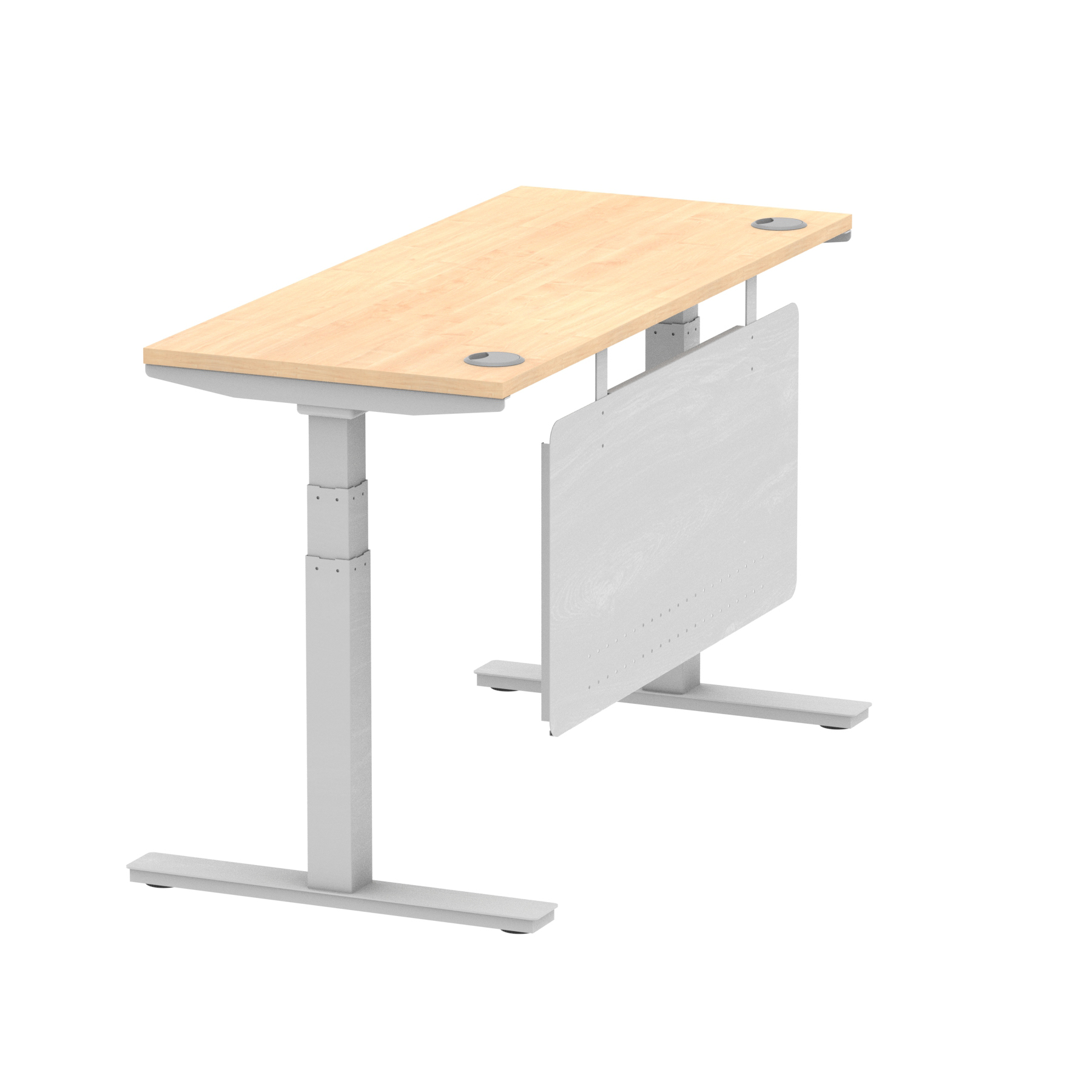 Maple / Silver Frame