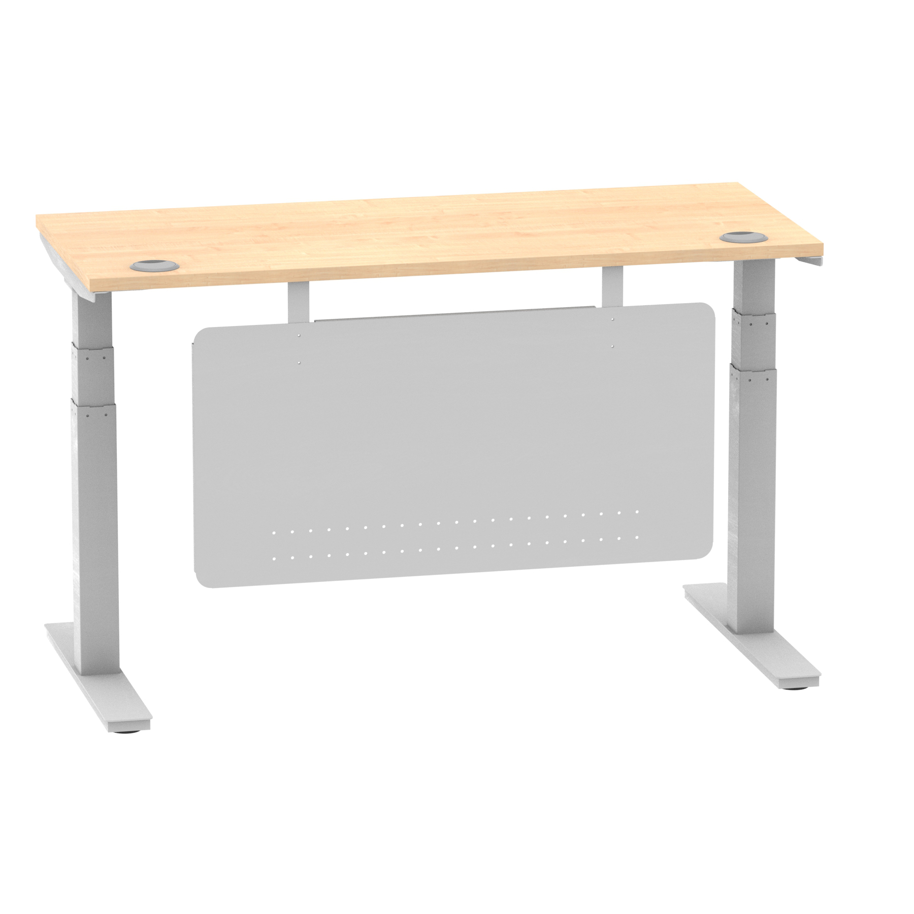 Maple / Silver Frame