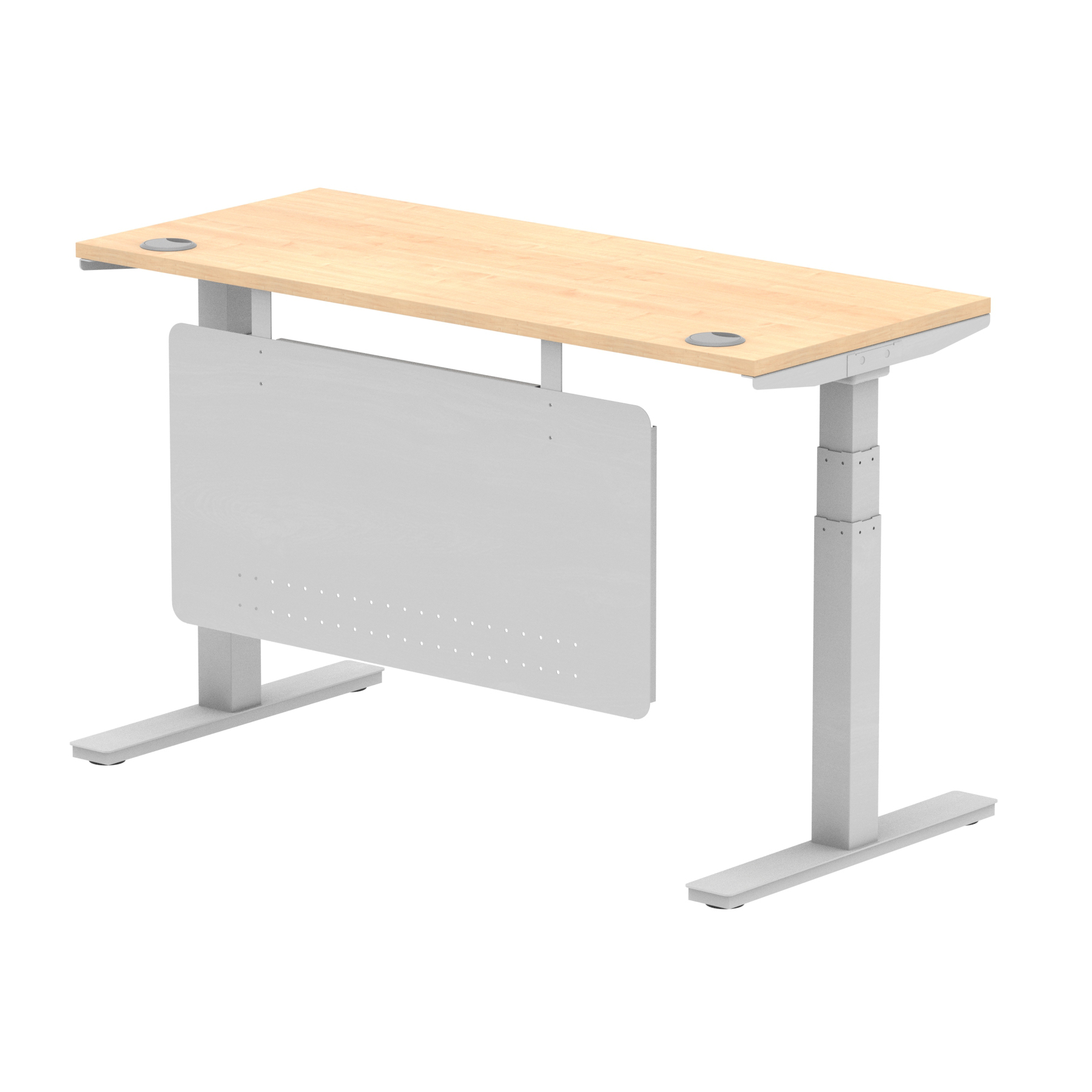 Maple / Silver Frame