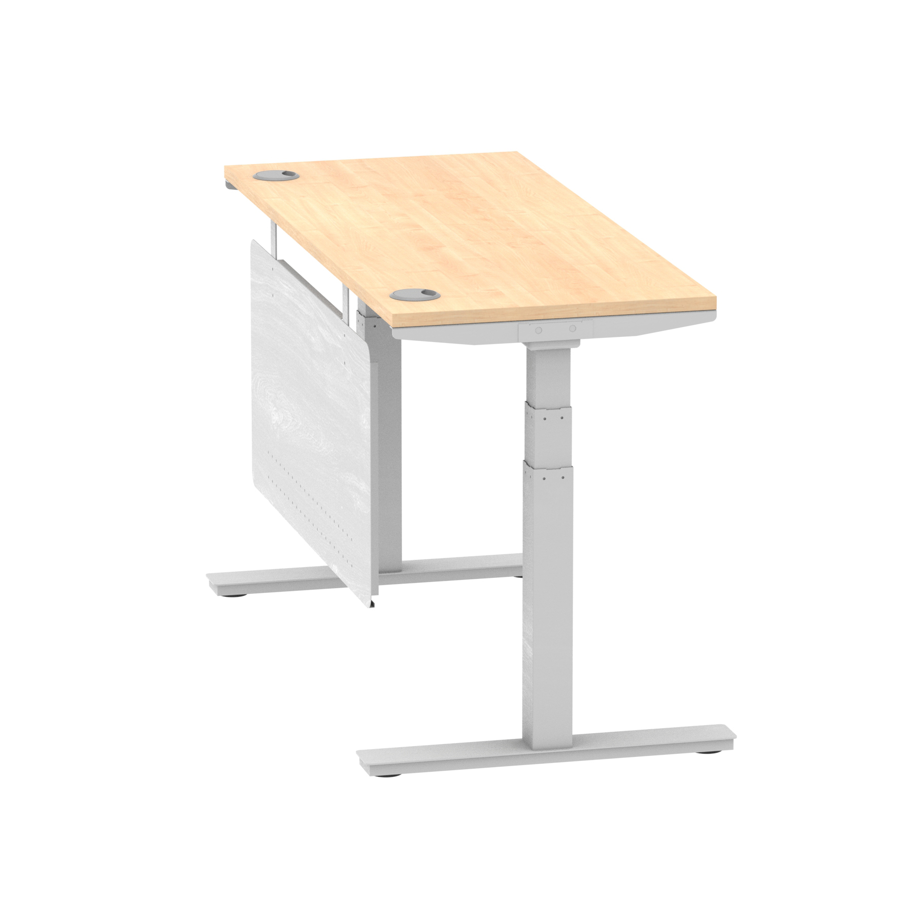 Maple / Silver Frame