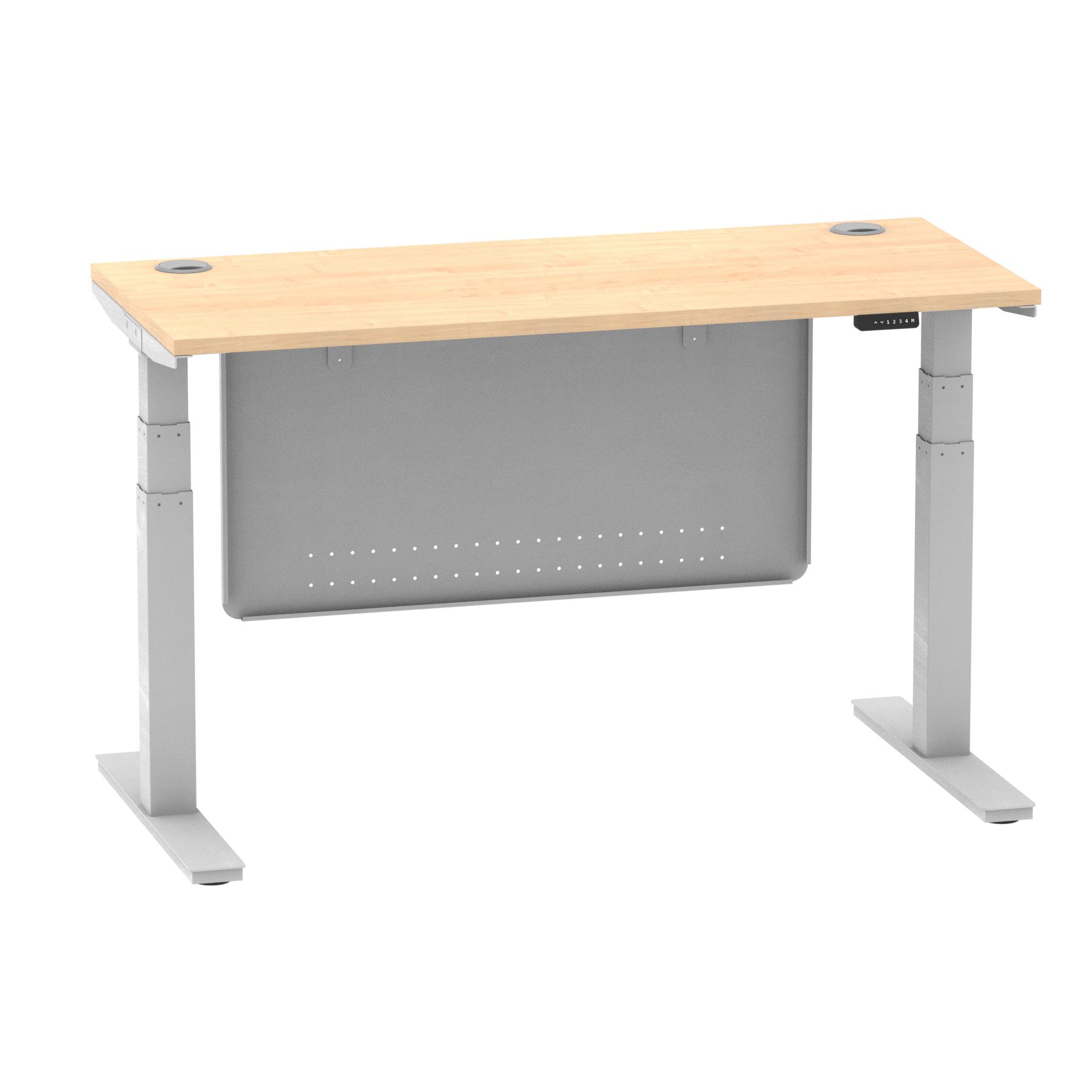 Maple / Silver Frame