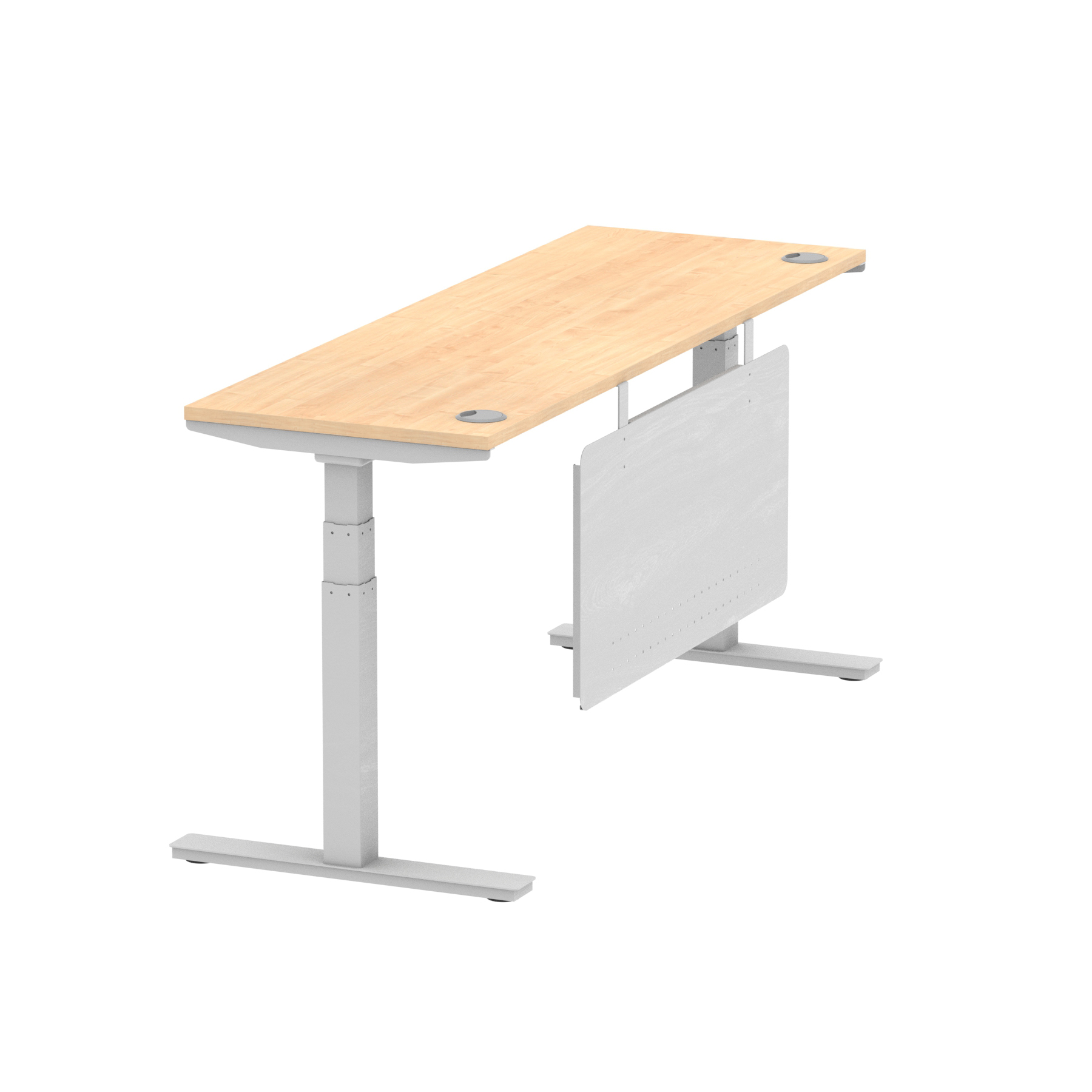 Maple / Silver Frame
