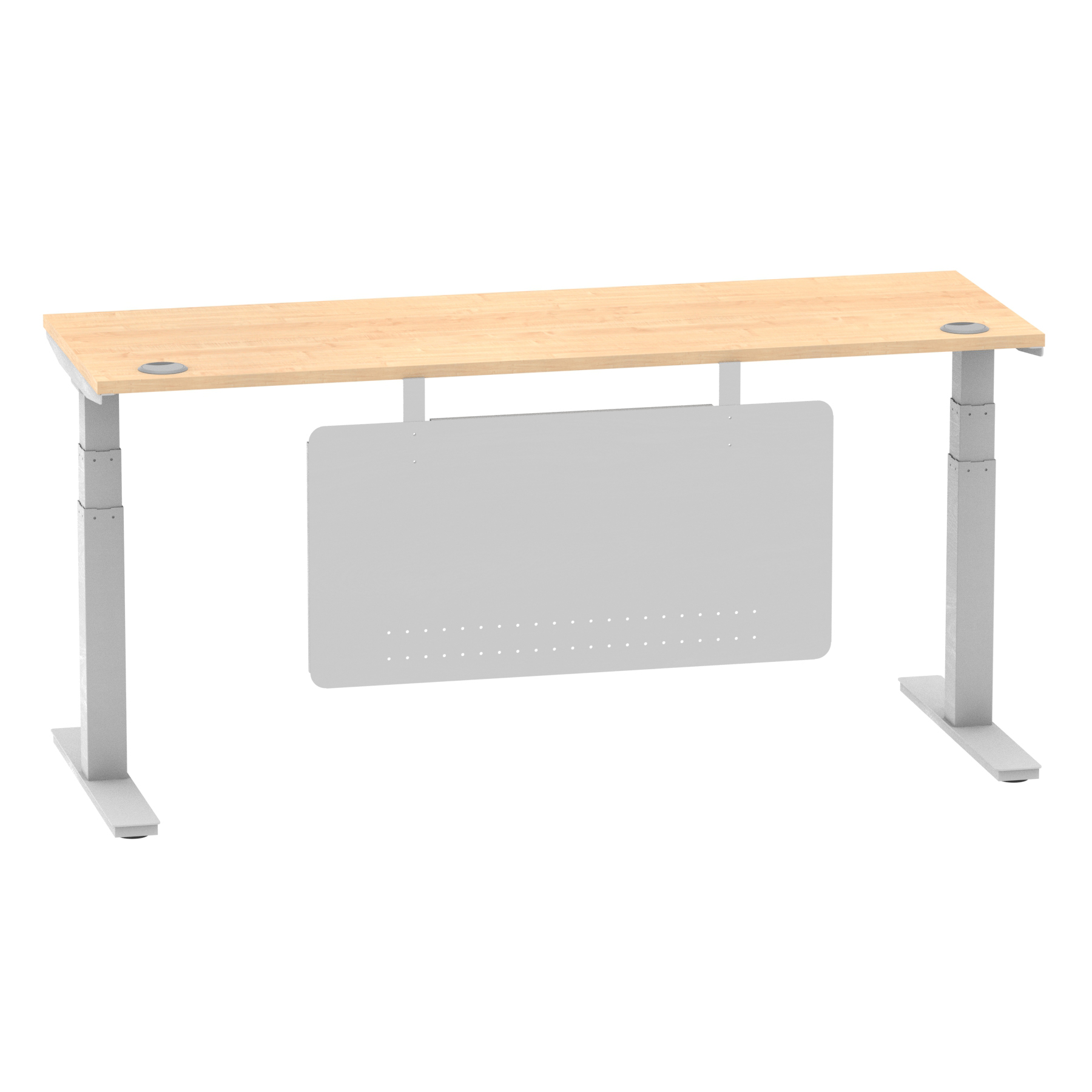 Maple / Silver Frame