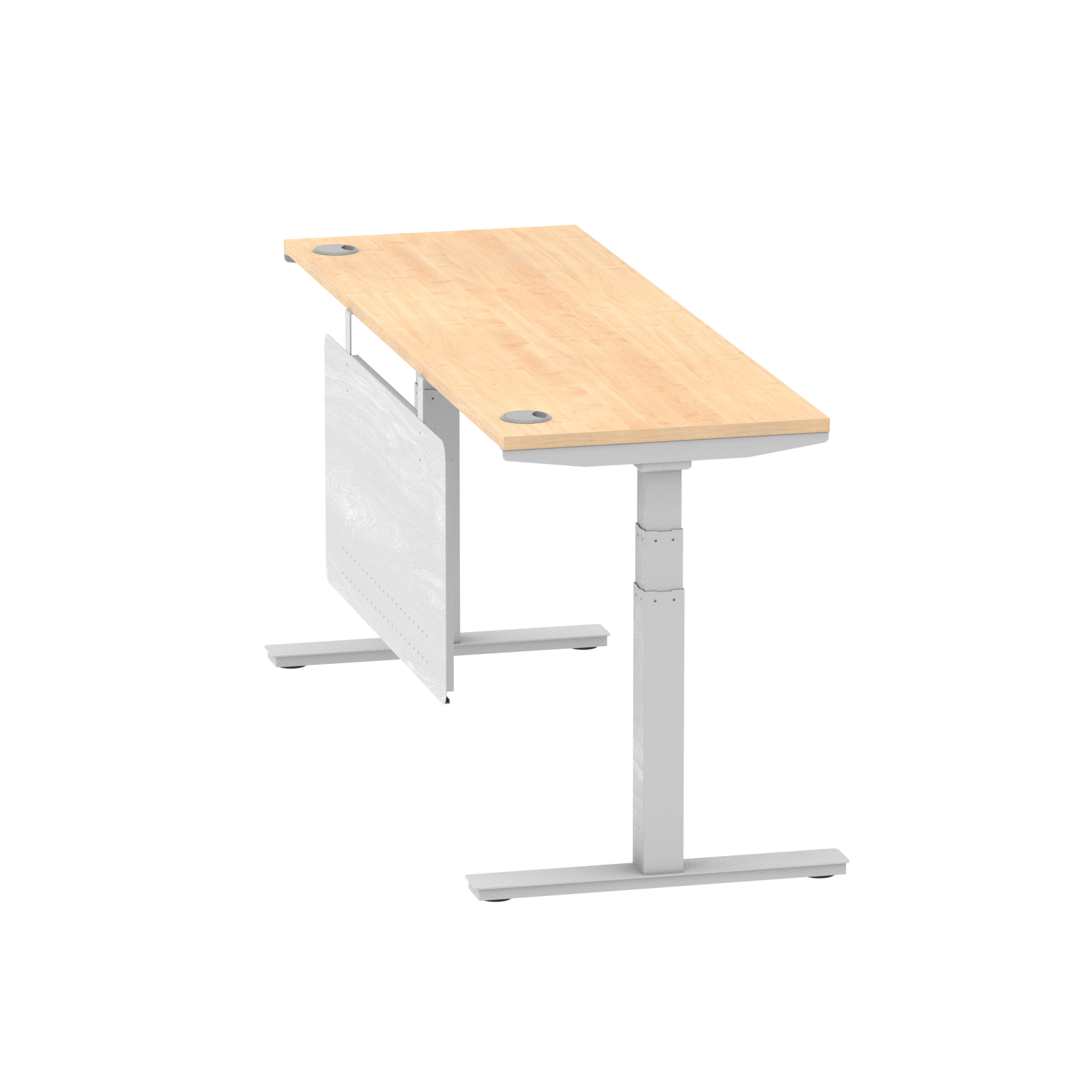 Maple / Silver Frame