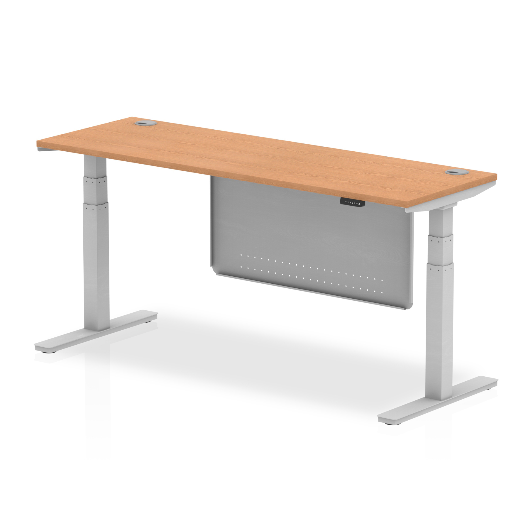 Oak / Silver Frame