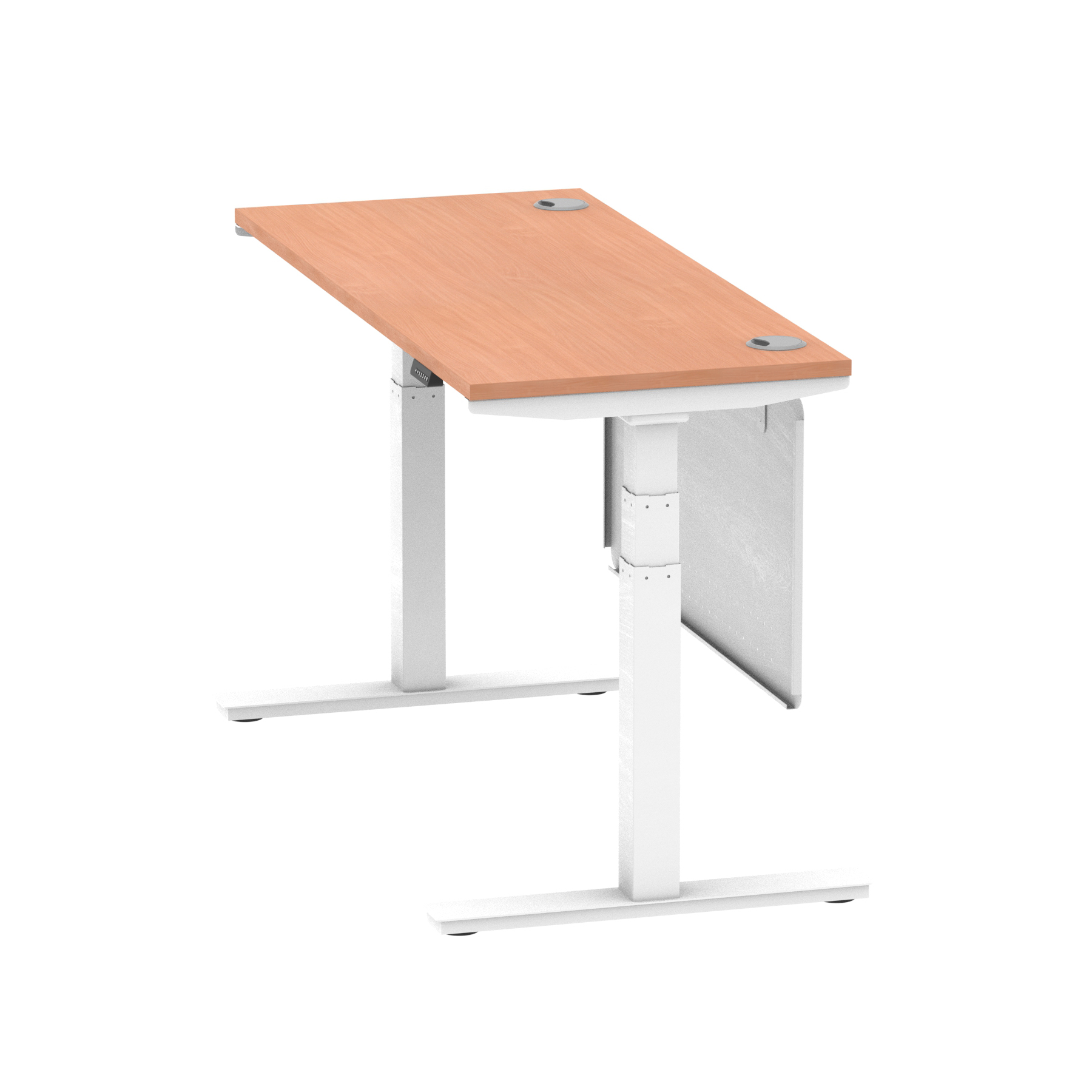 Beech / White Frame