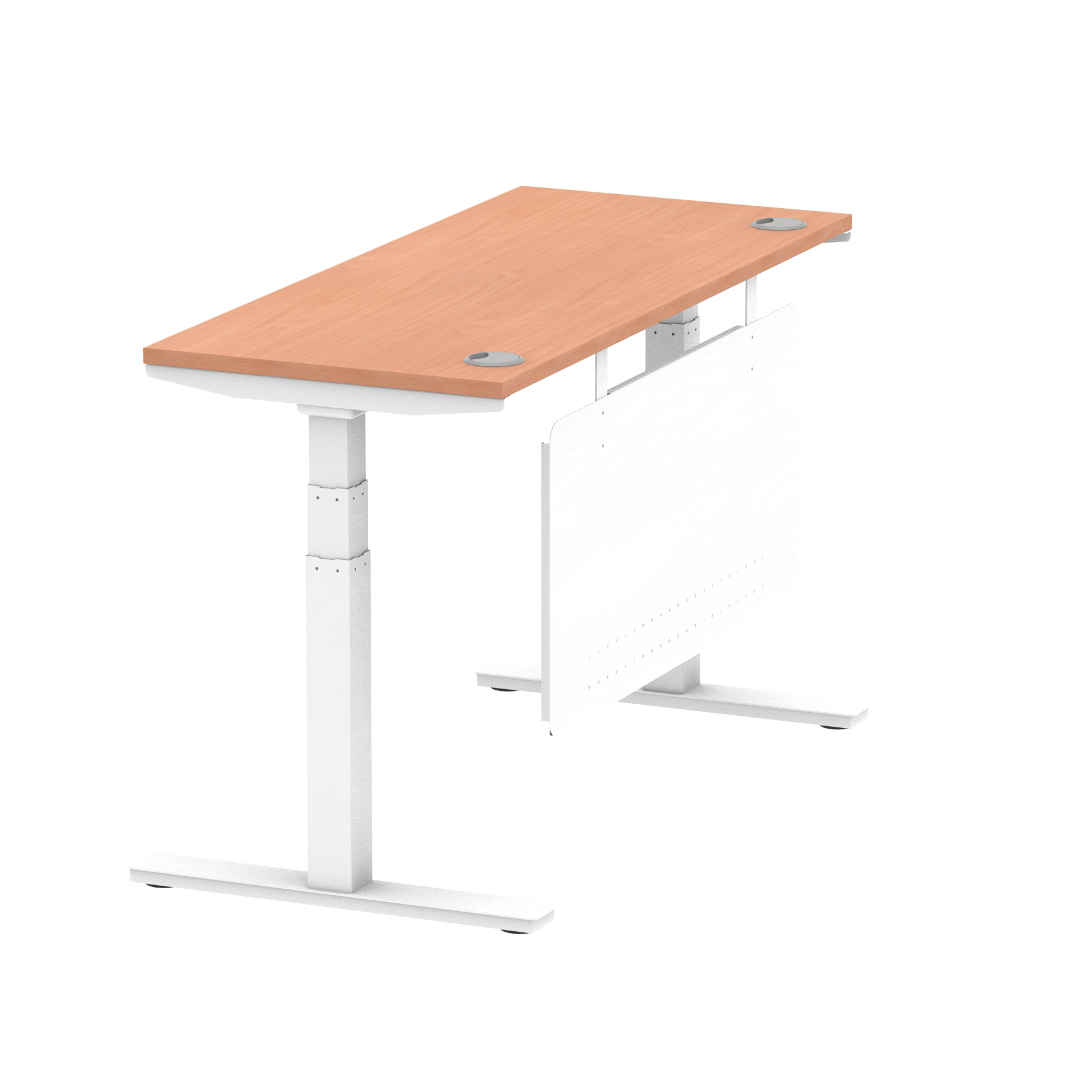 Beech / White Frame
