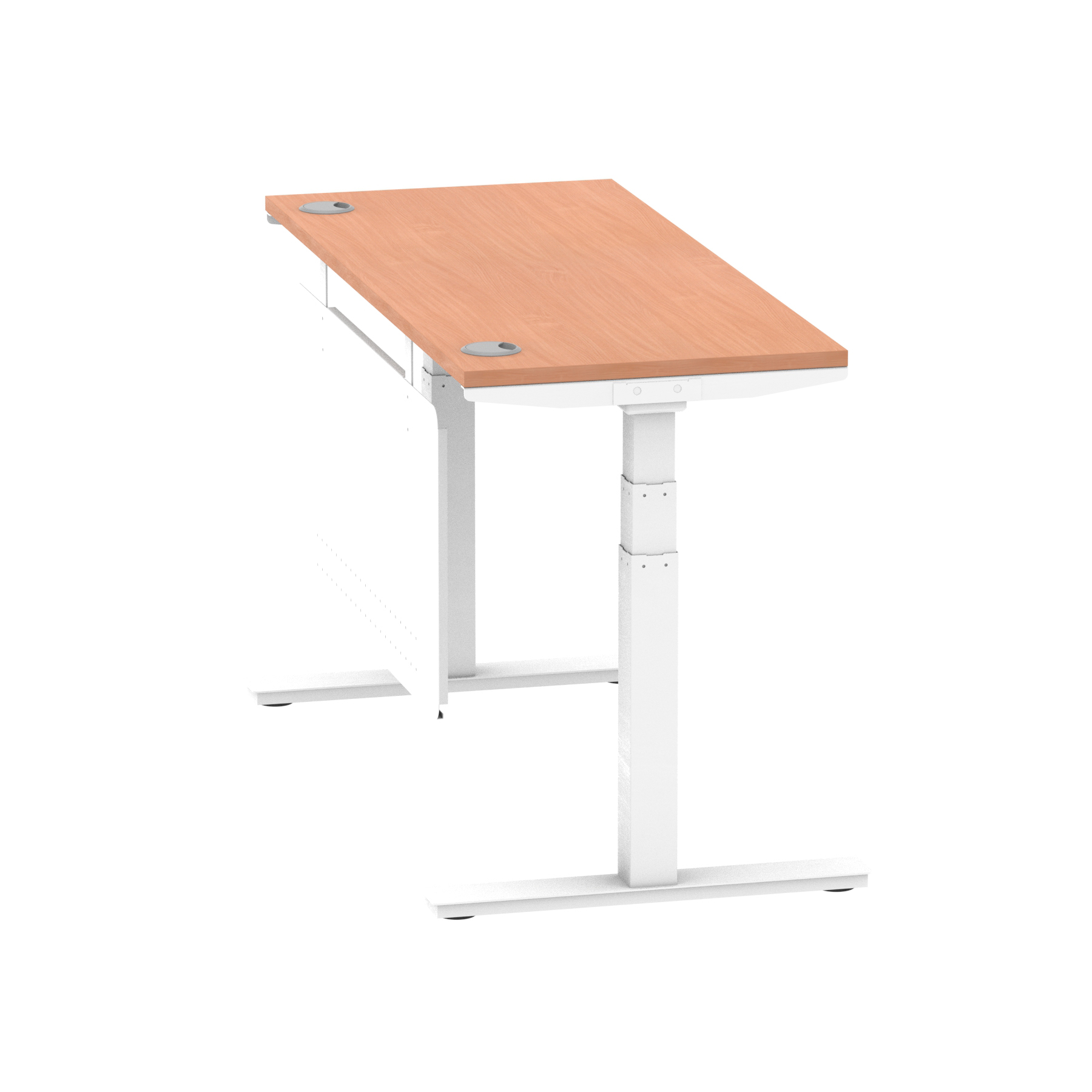 Beech / White Frame