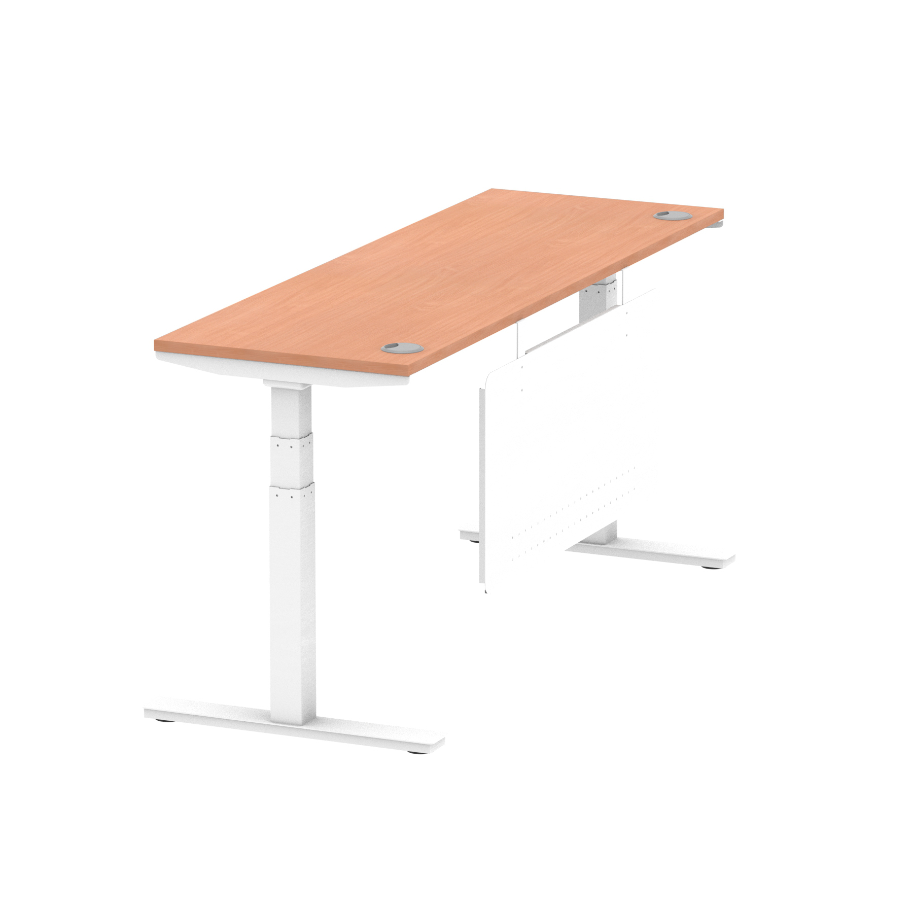 Beech / White Frame