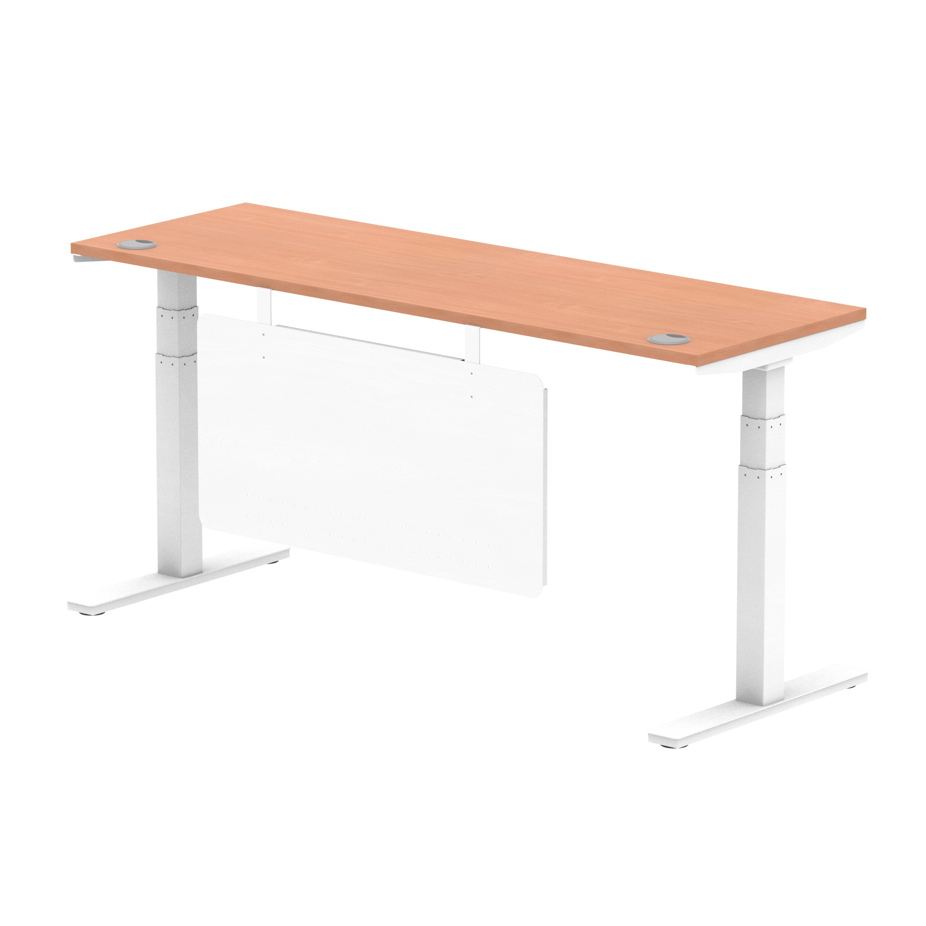 Beech / White Frame