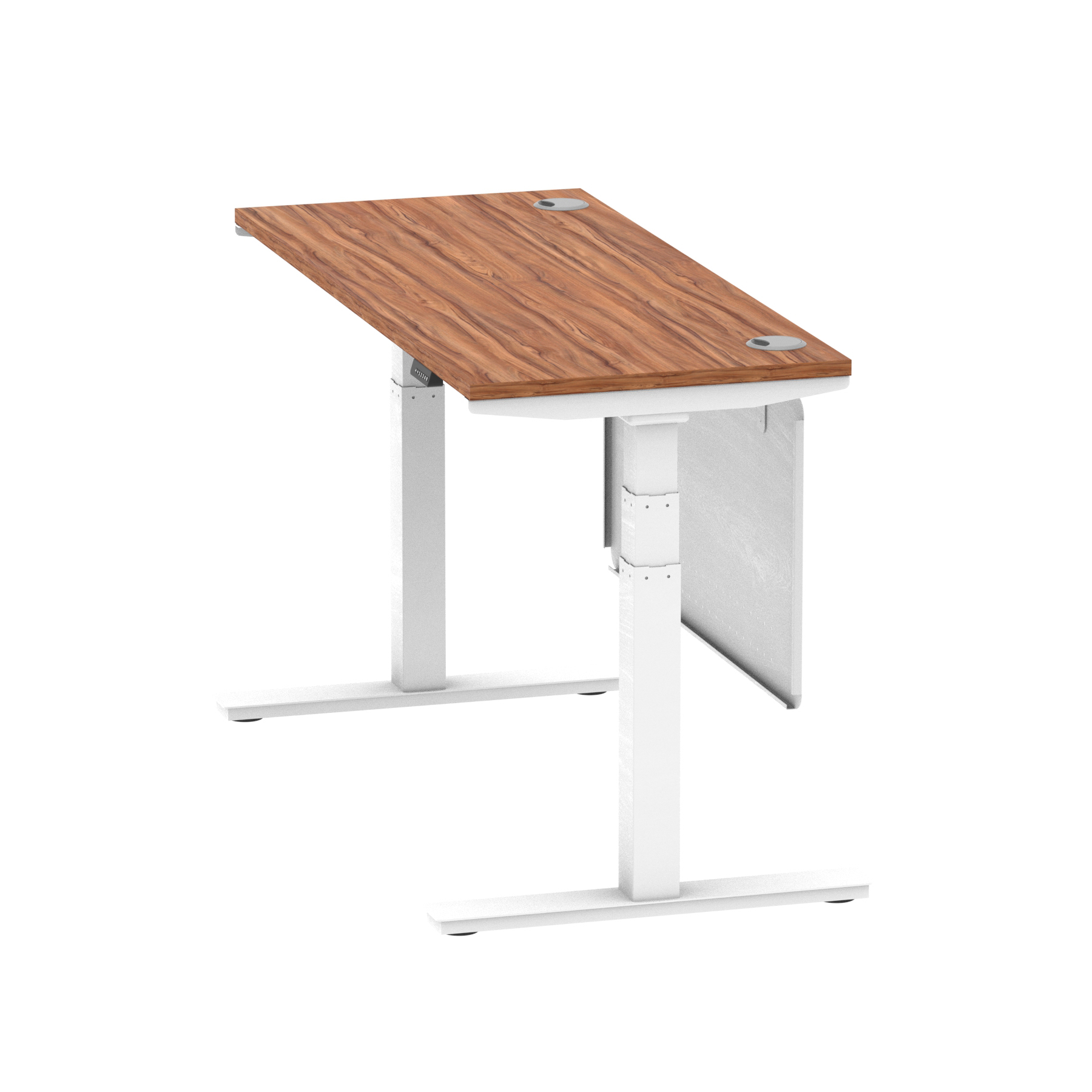 Walnut / White Frame