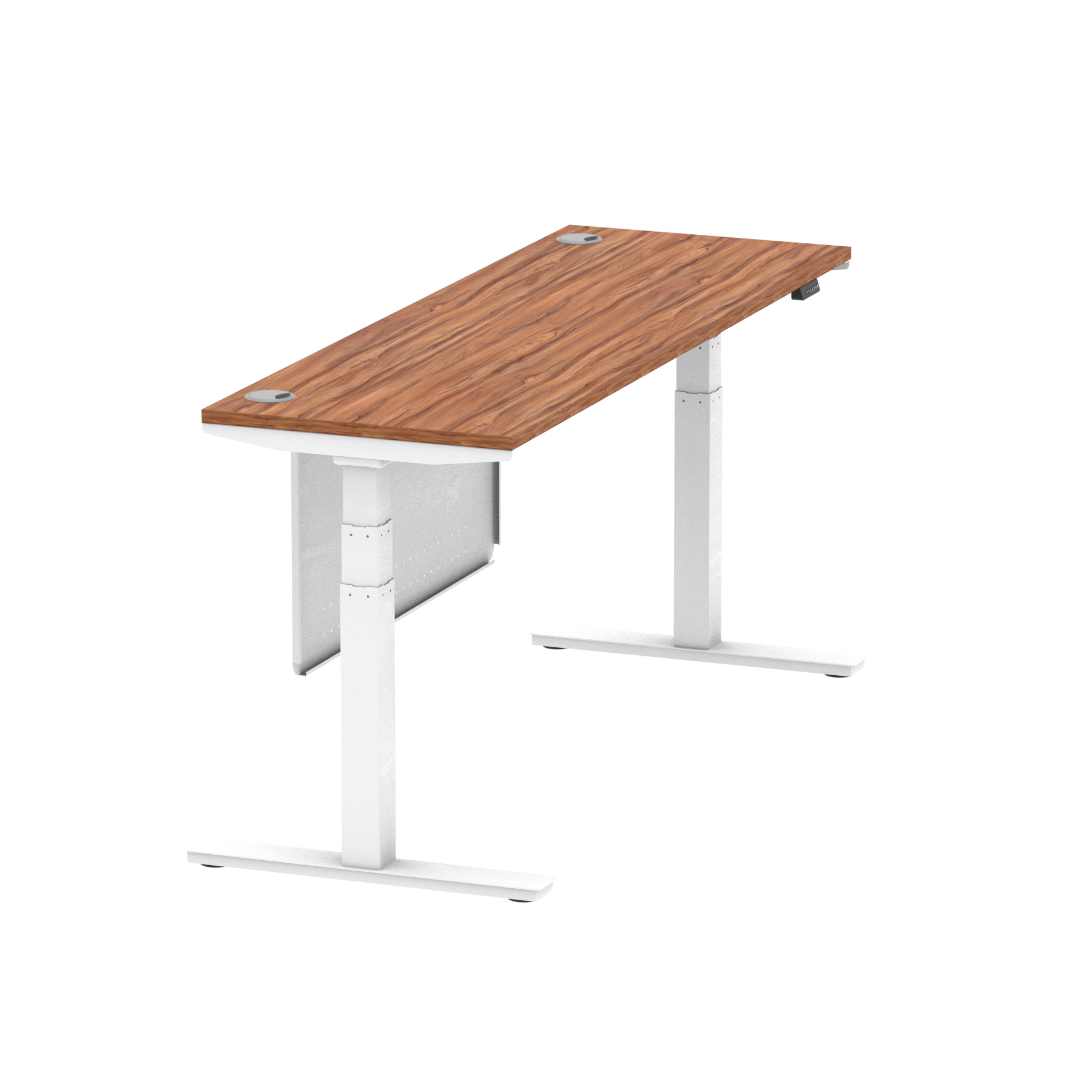 Walnut / White Frame