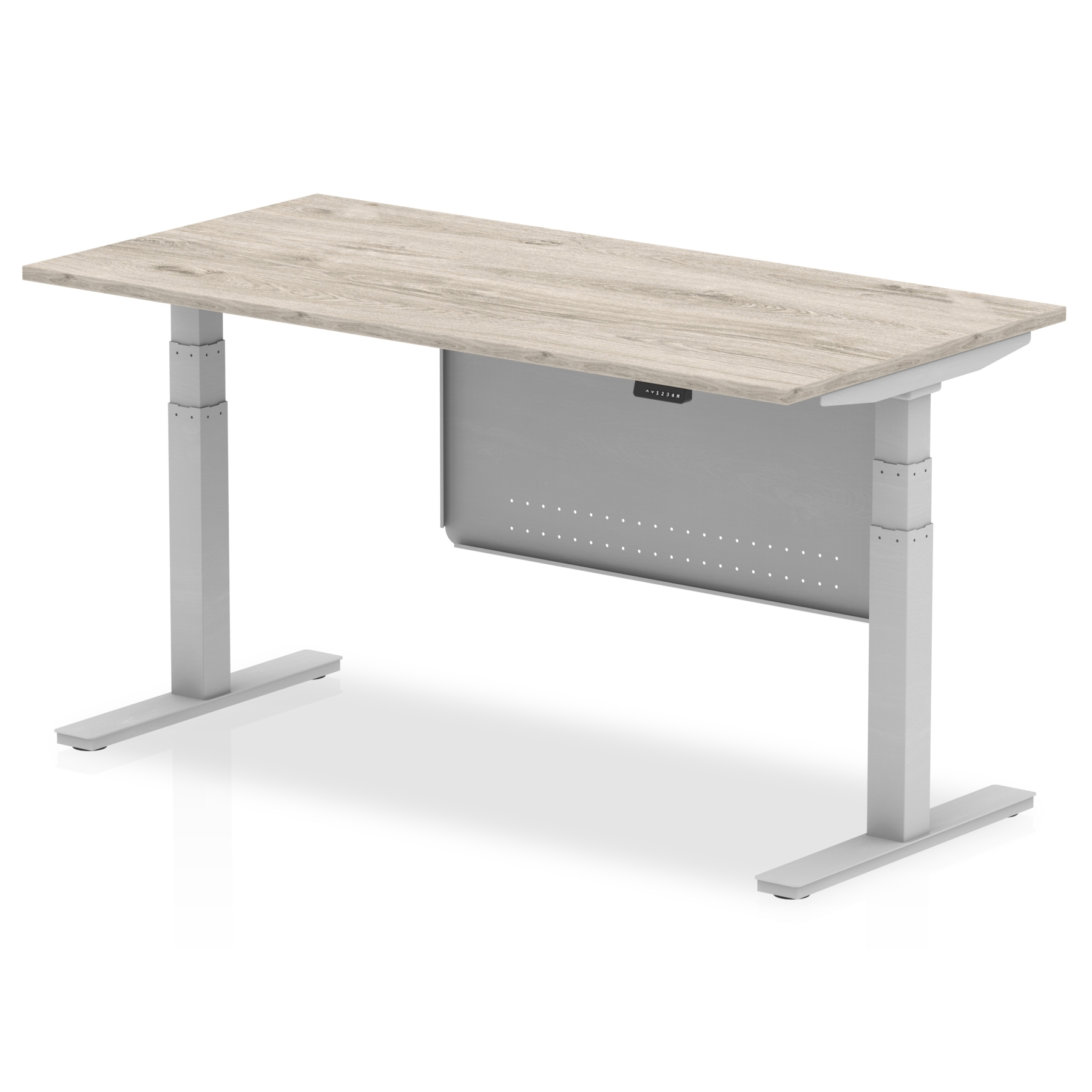 Grey Oak / Silver Frame
