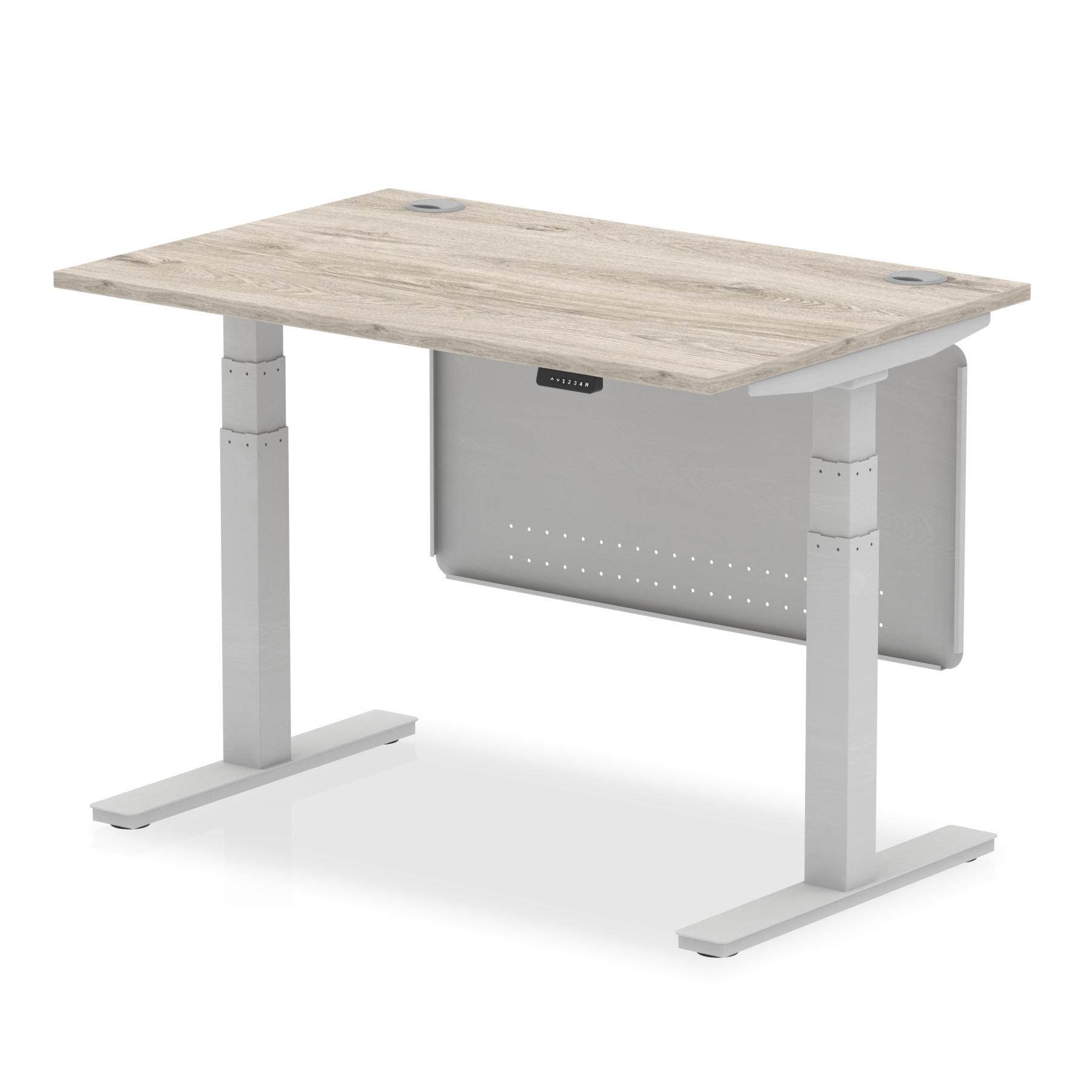 Grey Oak / Silver Frame