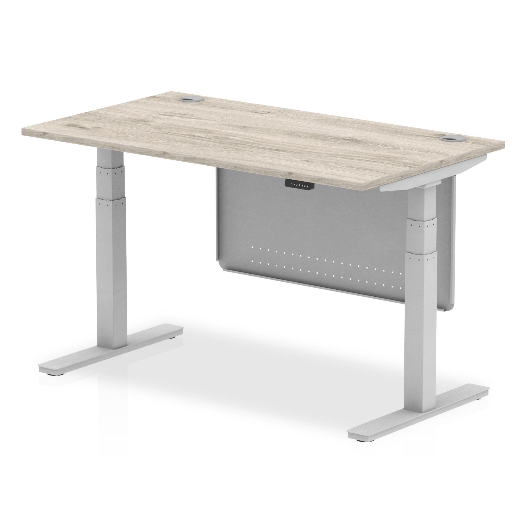 Grey Oak / Silver Frame
