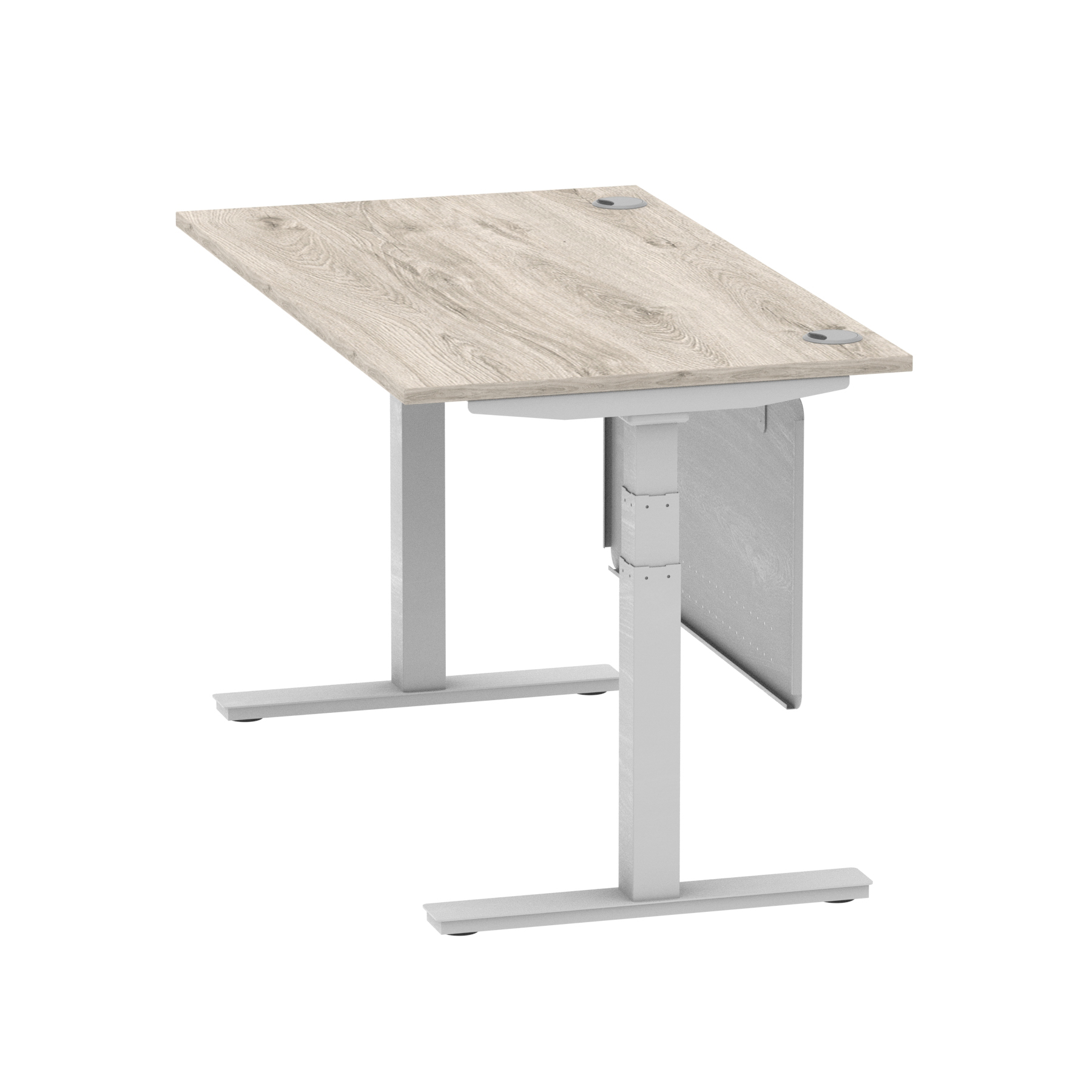 Grey Oak / Silver Frame