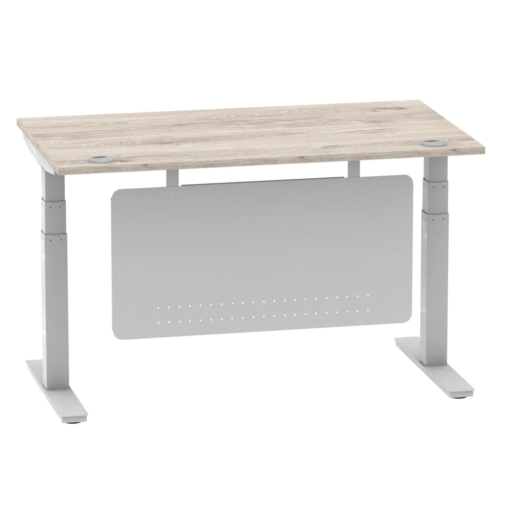 Grey Oak / Silver Frame
