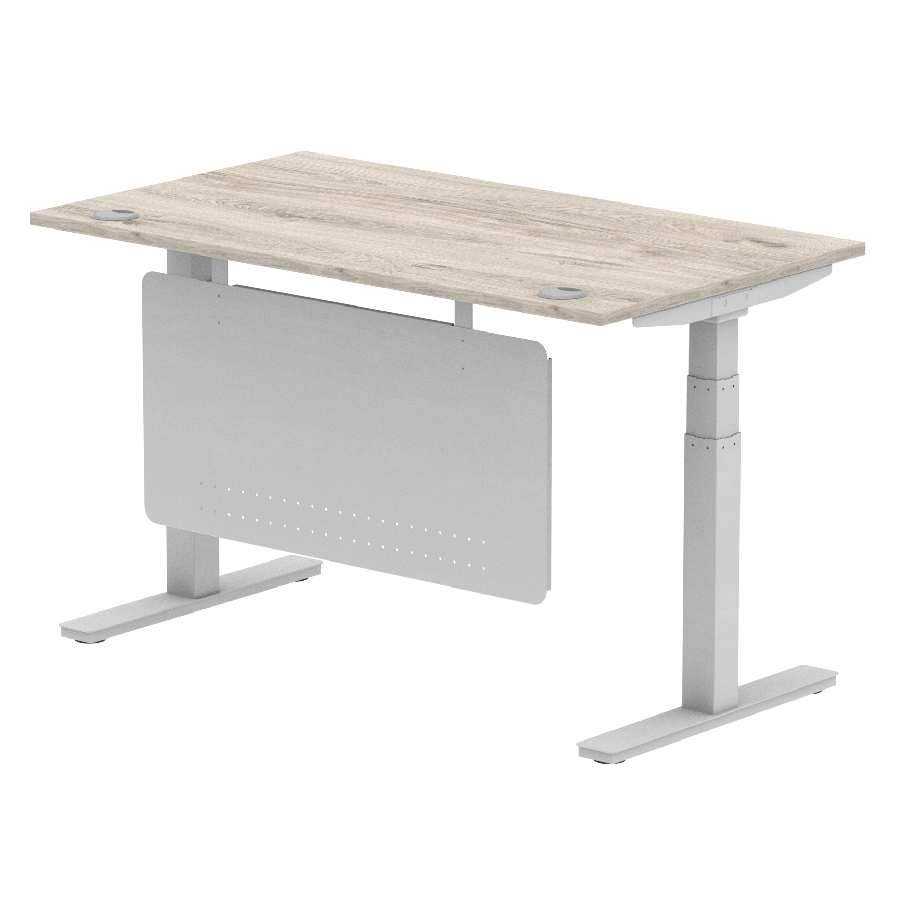 Grey Oak / Silver Frame