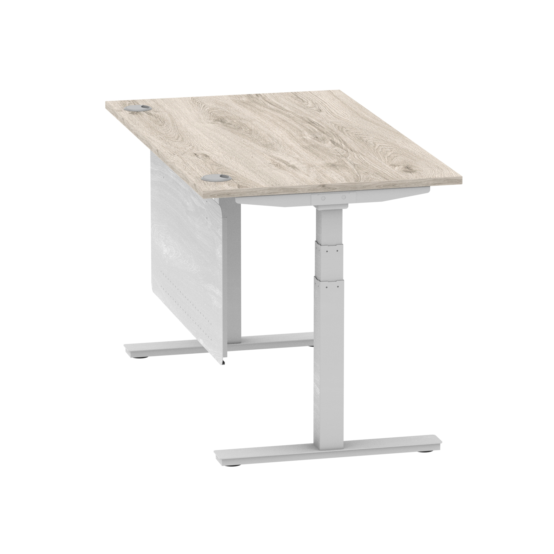 Grey Oak / Silver Frame