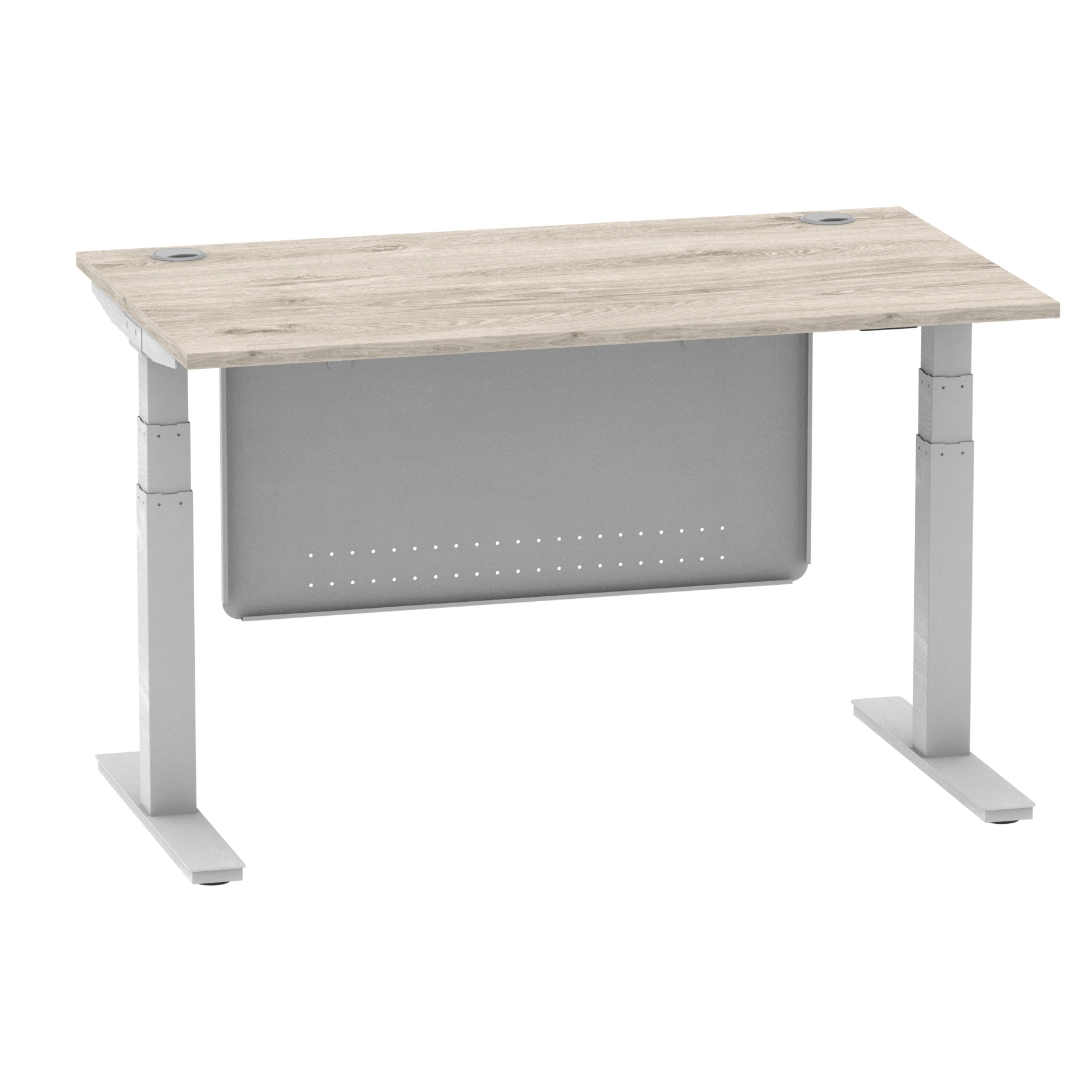 Grey Oak / Silver Frame