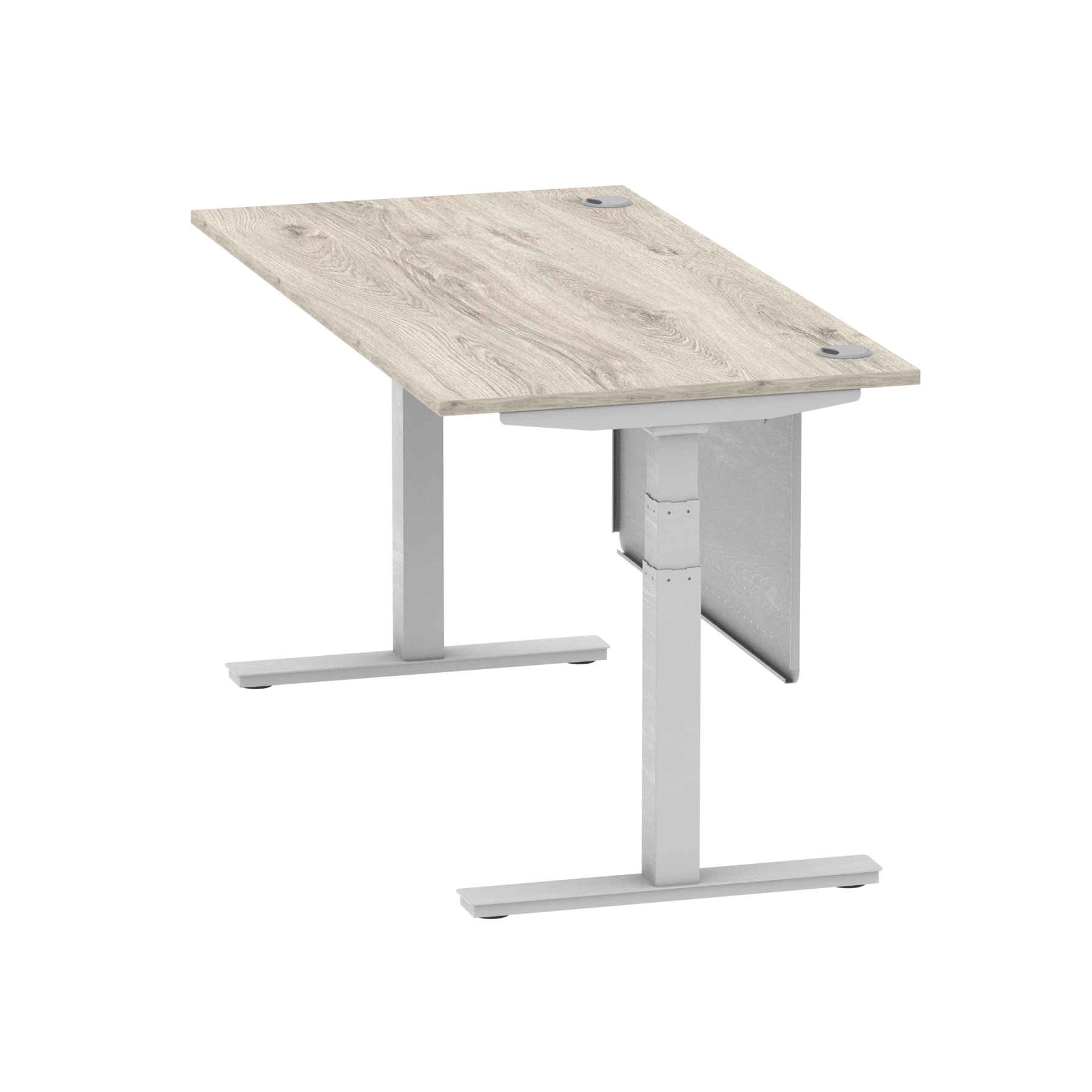 Grey Oak / Silver Frame