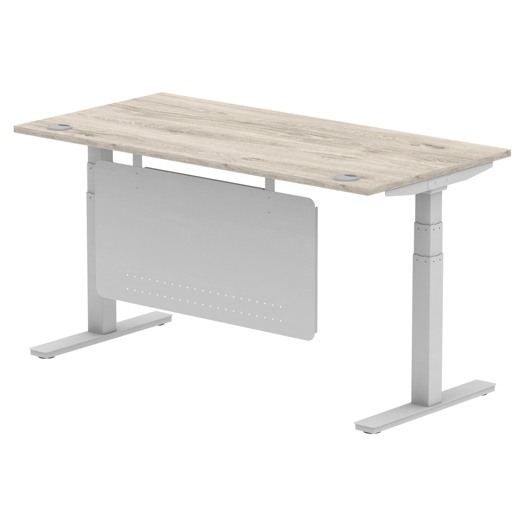 Grey Oak / Silver Frame
